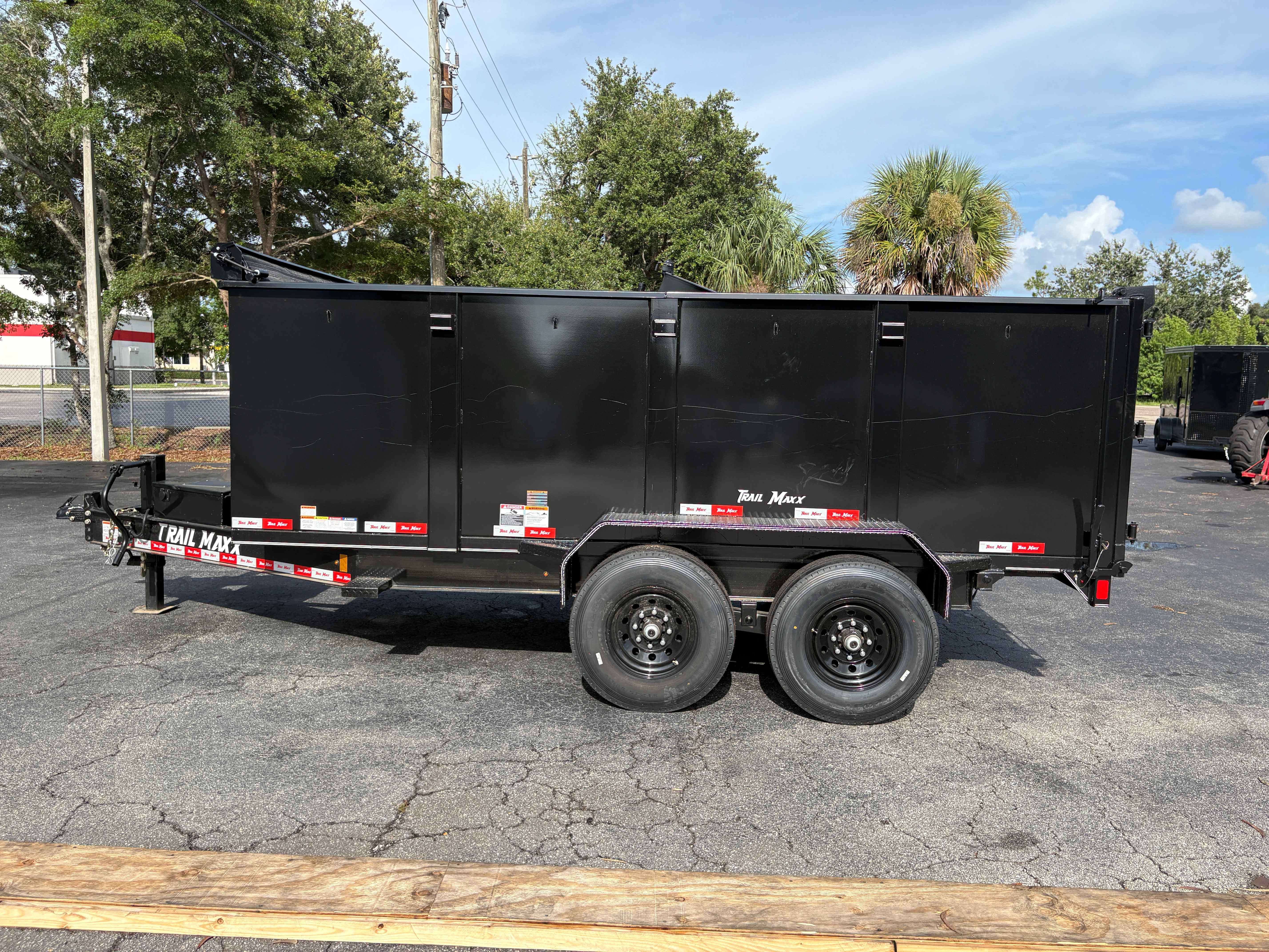 New 7×14 TrailMaxx Dump Trailer