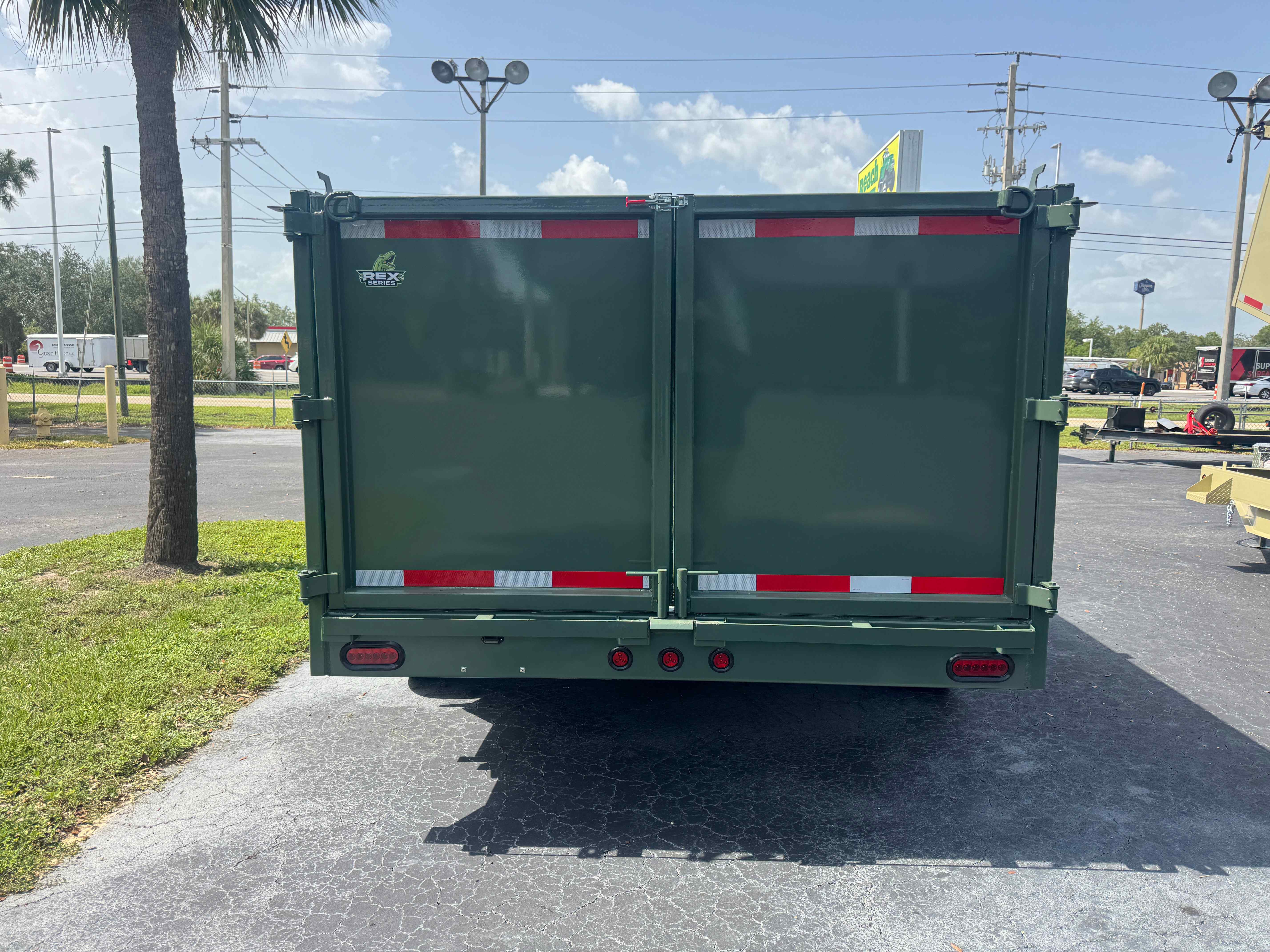 New 7×16 Steel Pines Cargo, LLC Dump Trailer