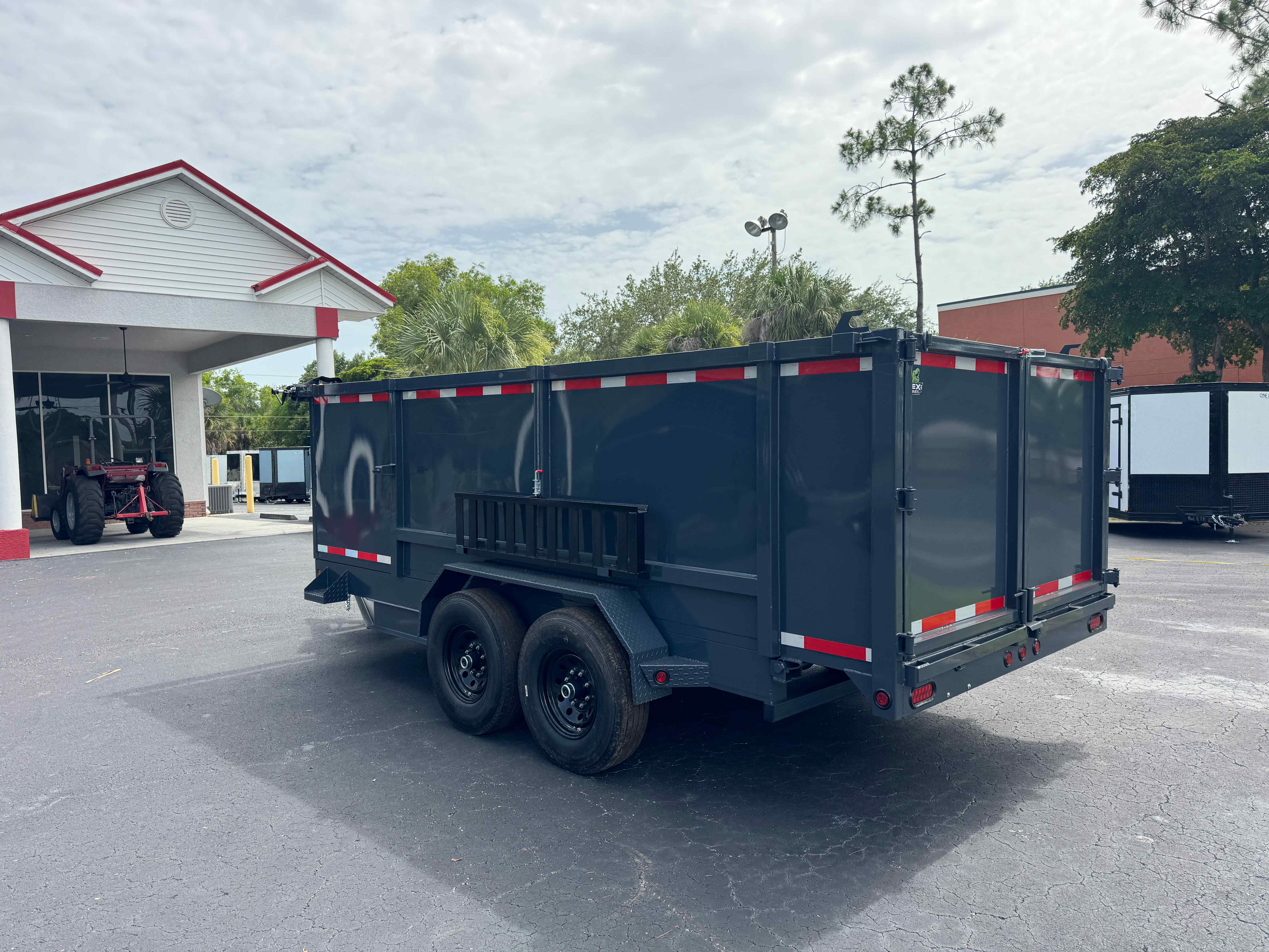 New 7×16 Steel Pines Cargo, LLC Dump Trailer