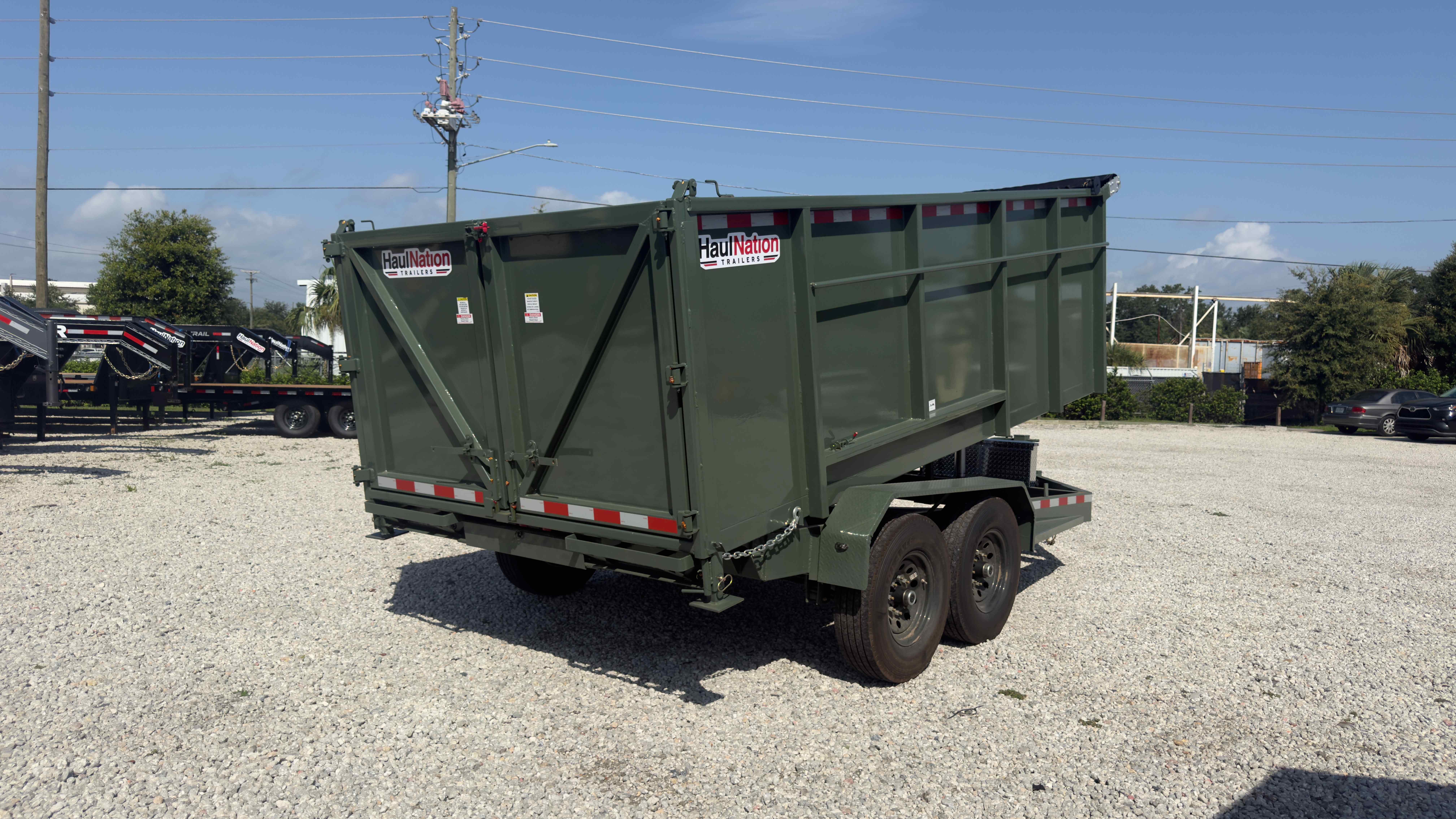 New 7×14 CYNERGY CARGO Dump Trailer