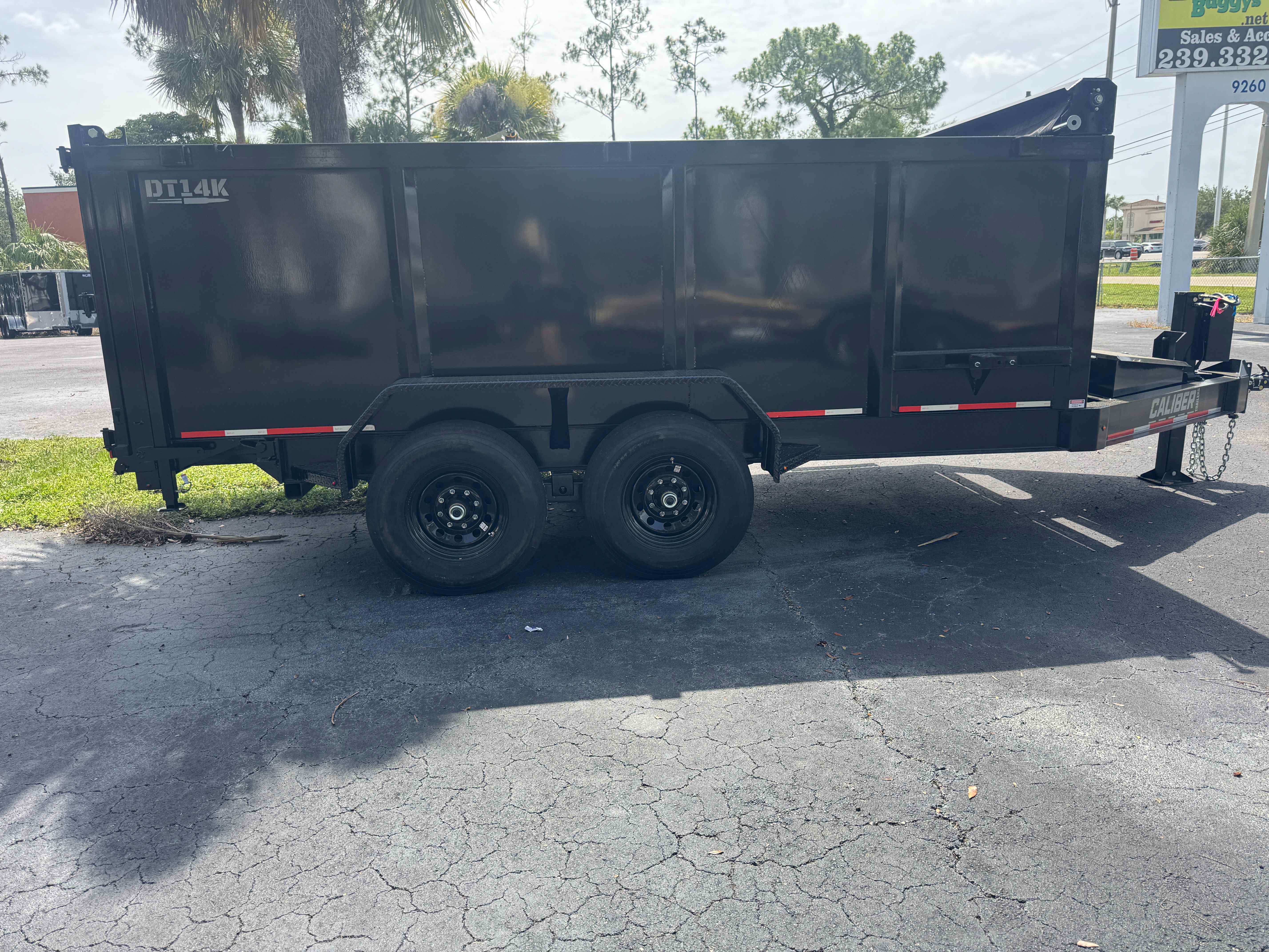 New 7×14 Caliber Dump Trailer