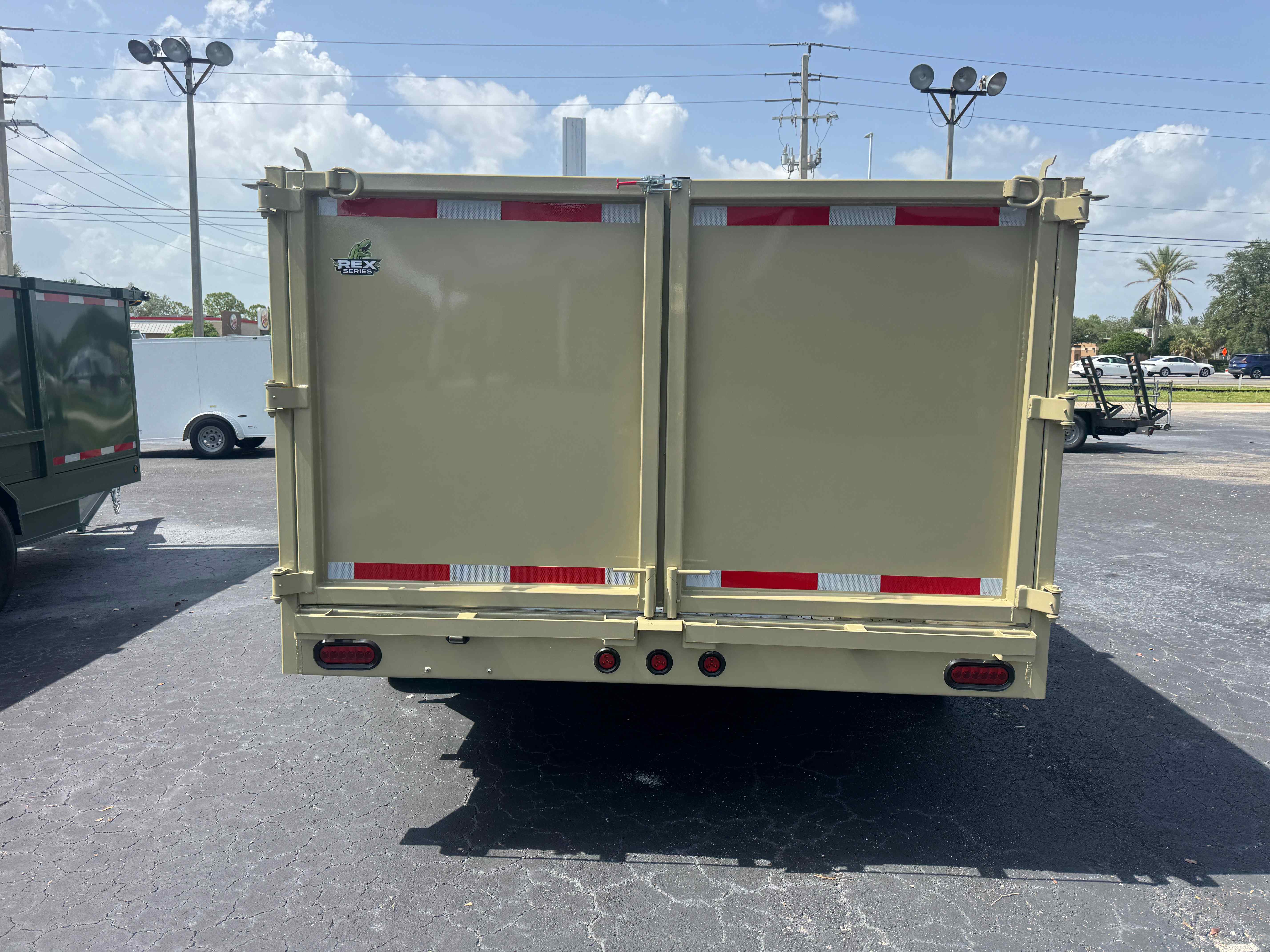 New 7×16 Steel Pines Cargo, LLC Dump Trailer