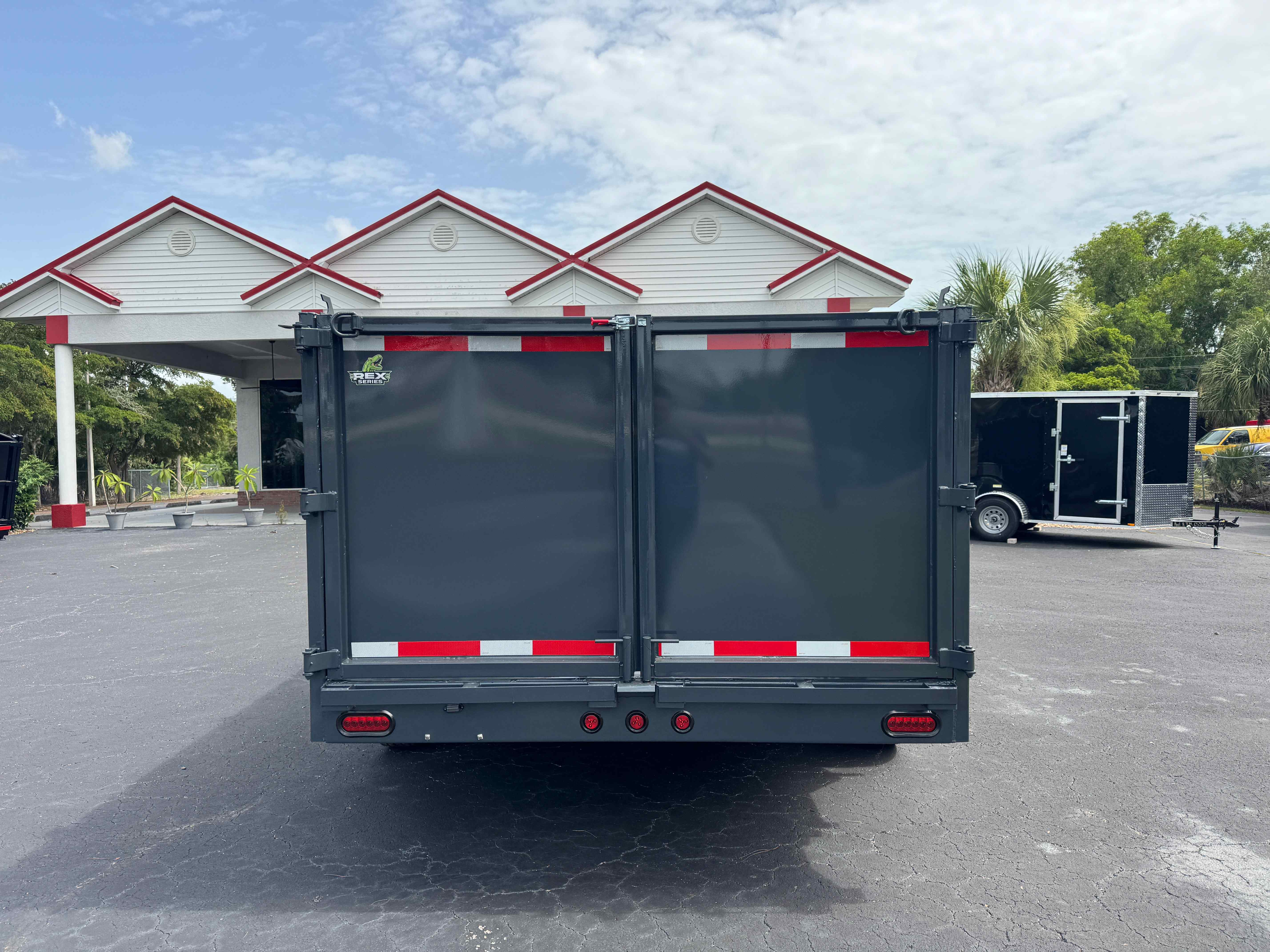 New 7×16 Steel Pines Cargo, LLC Dump Trailer