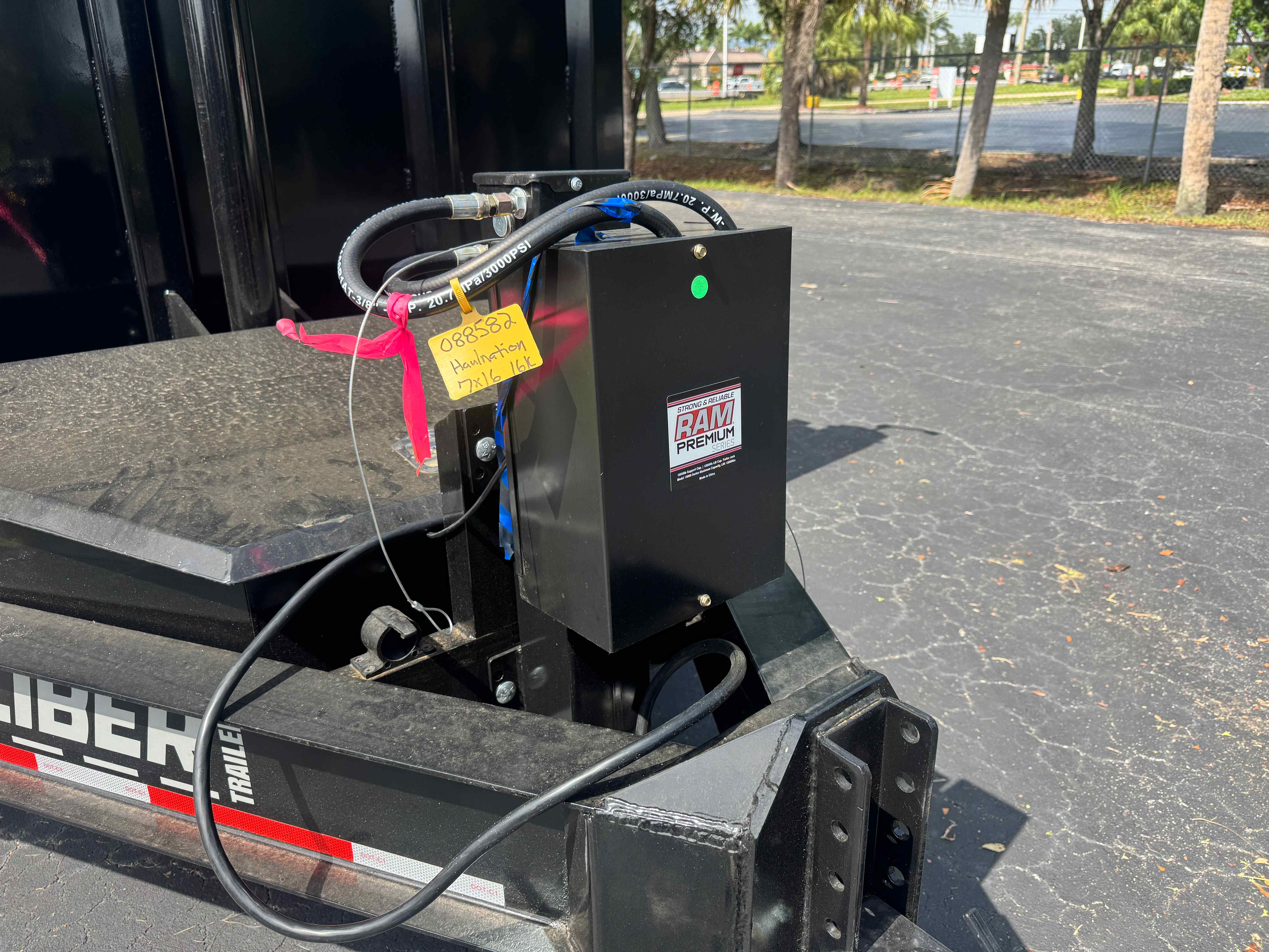 New 7×16 CALIBER Dump Trailer