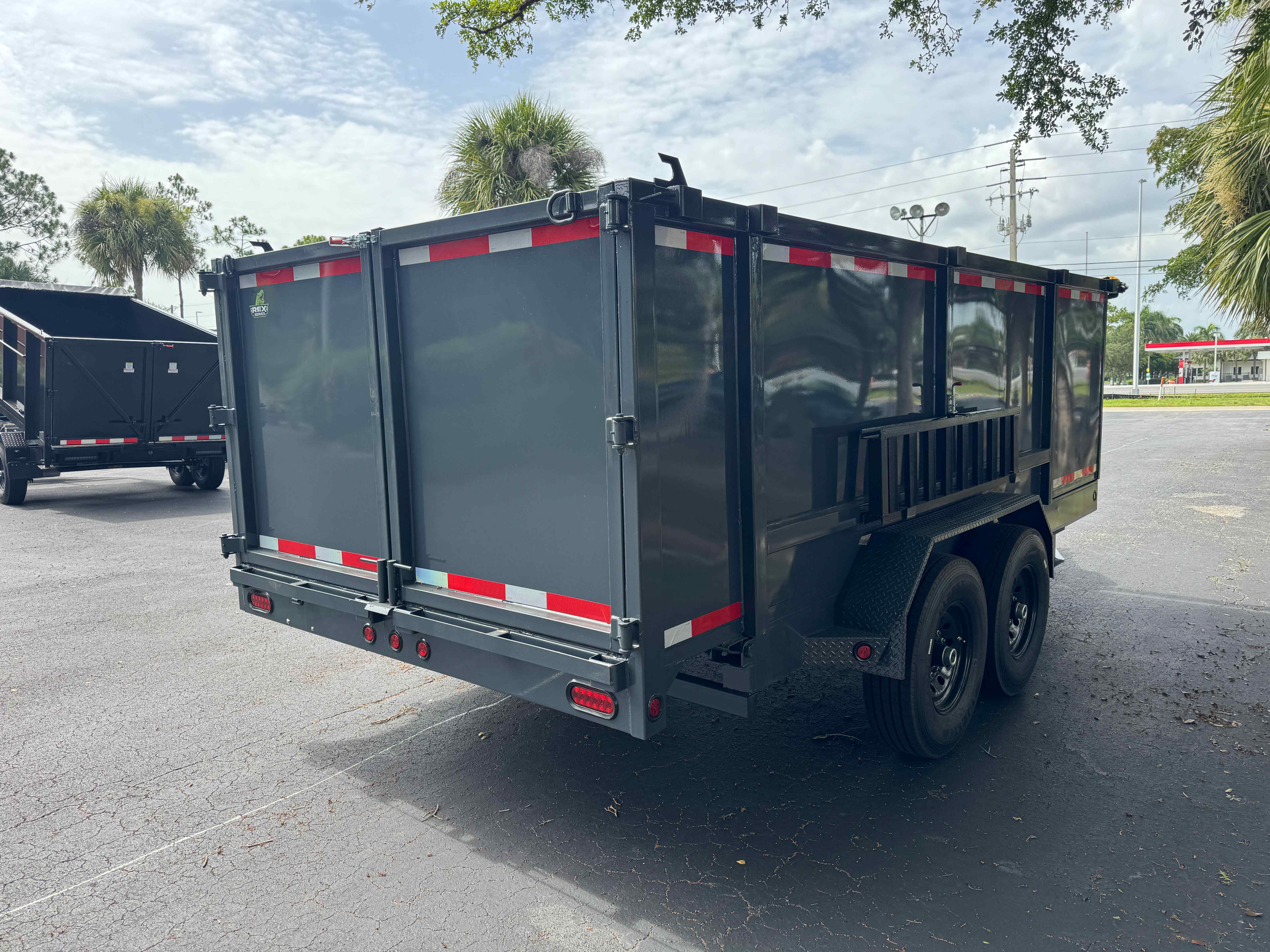 New 7×16 Steel Pines Cargo, LLC Dump Trailer