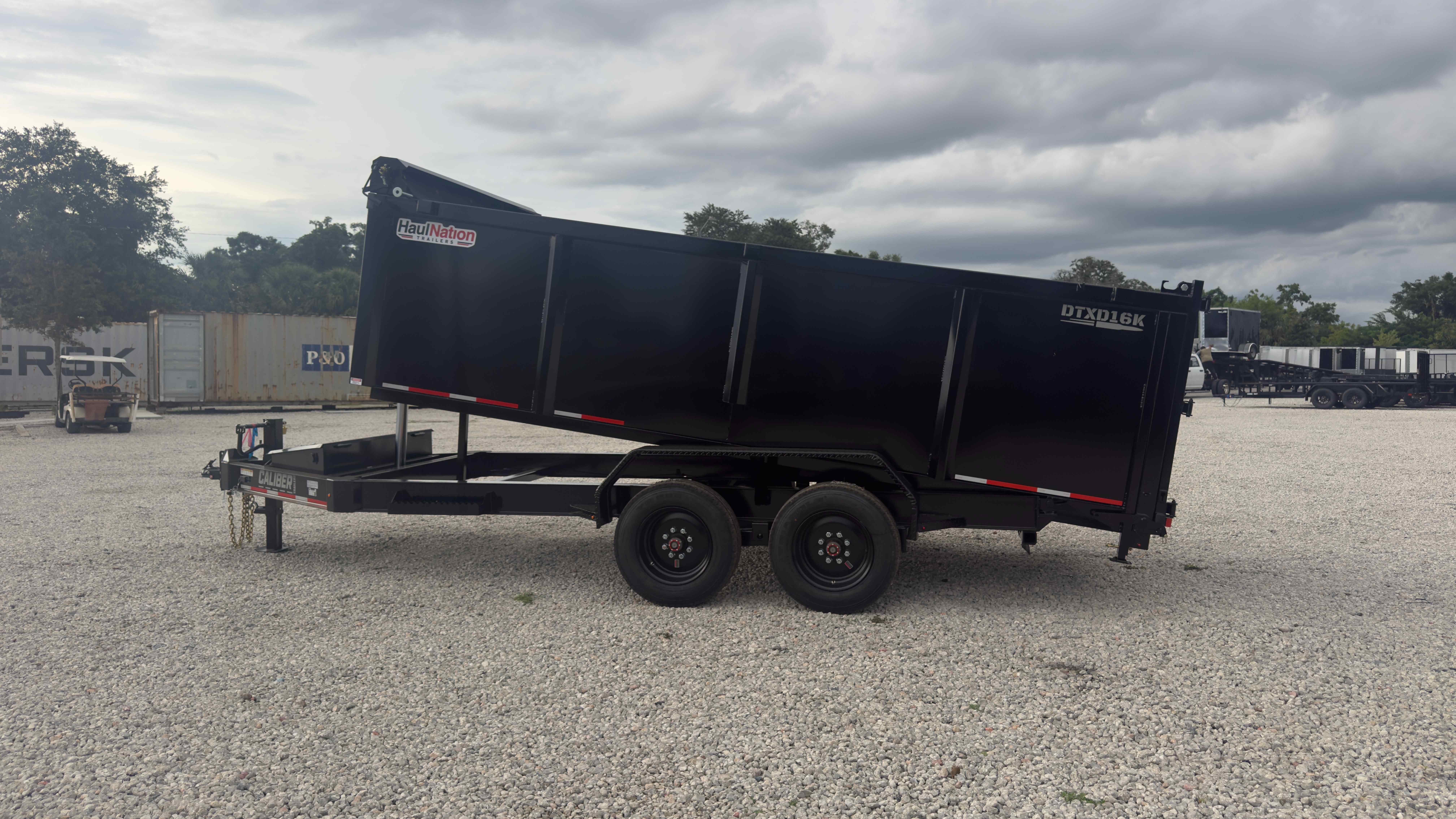 New 7×16 Caliber Dump Trailer