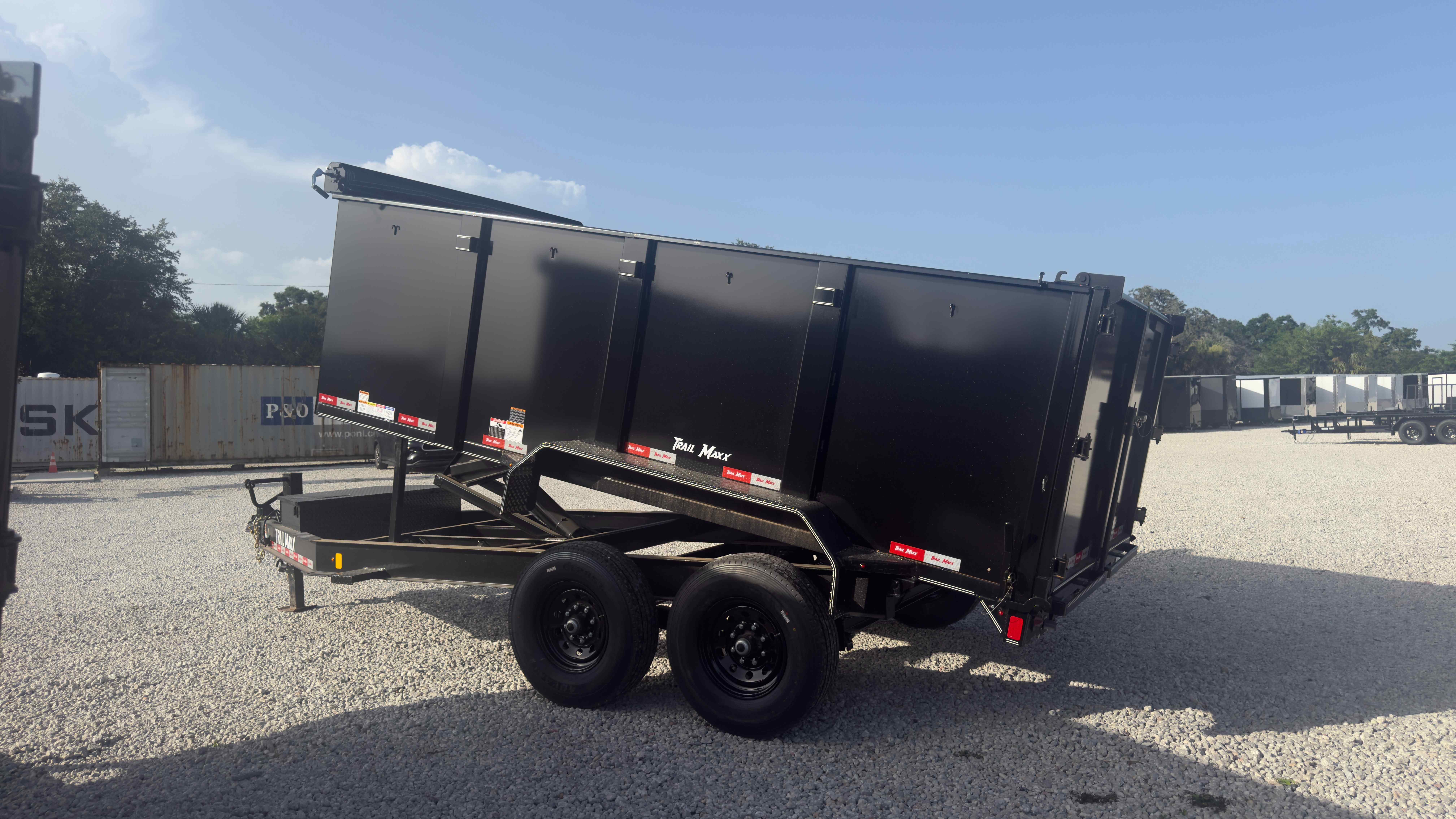 New 7×14 TrailMaxx Dump Trailer