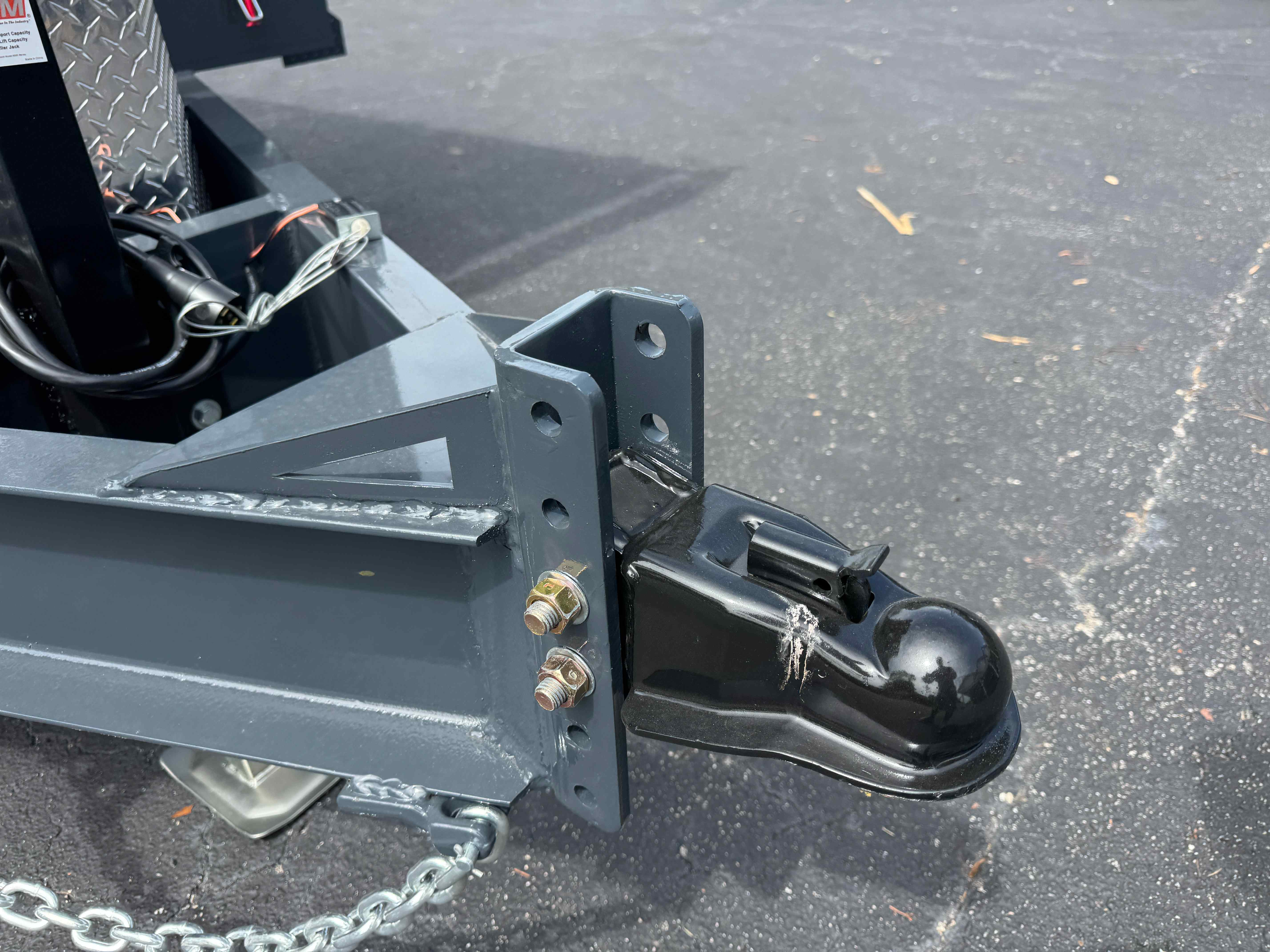 New 7×16 Steel Pines Cargo, LLC Dump Trailer