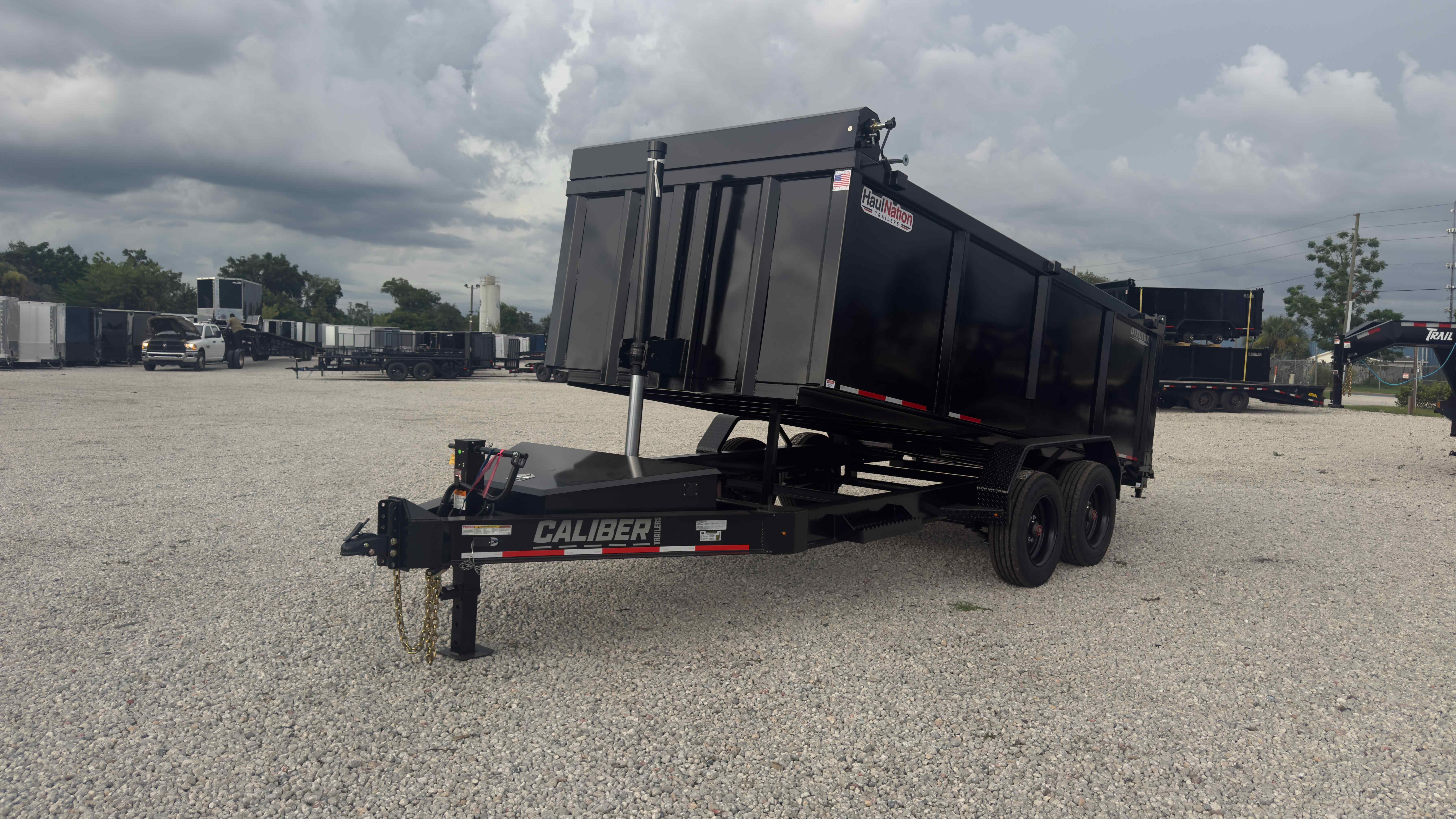 New 7×16 Caliber Dump Trailer