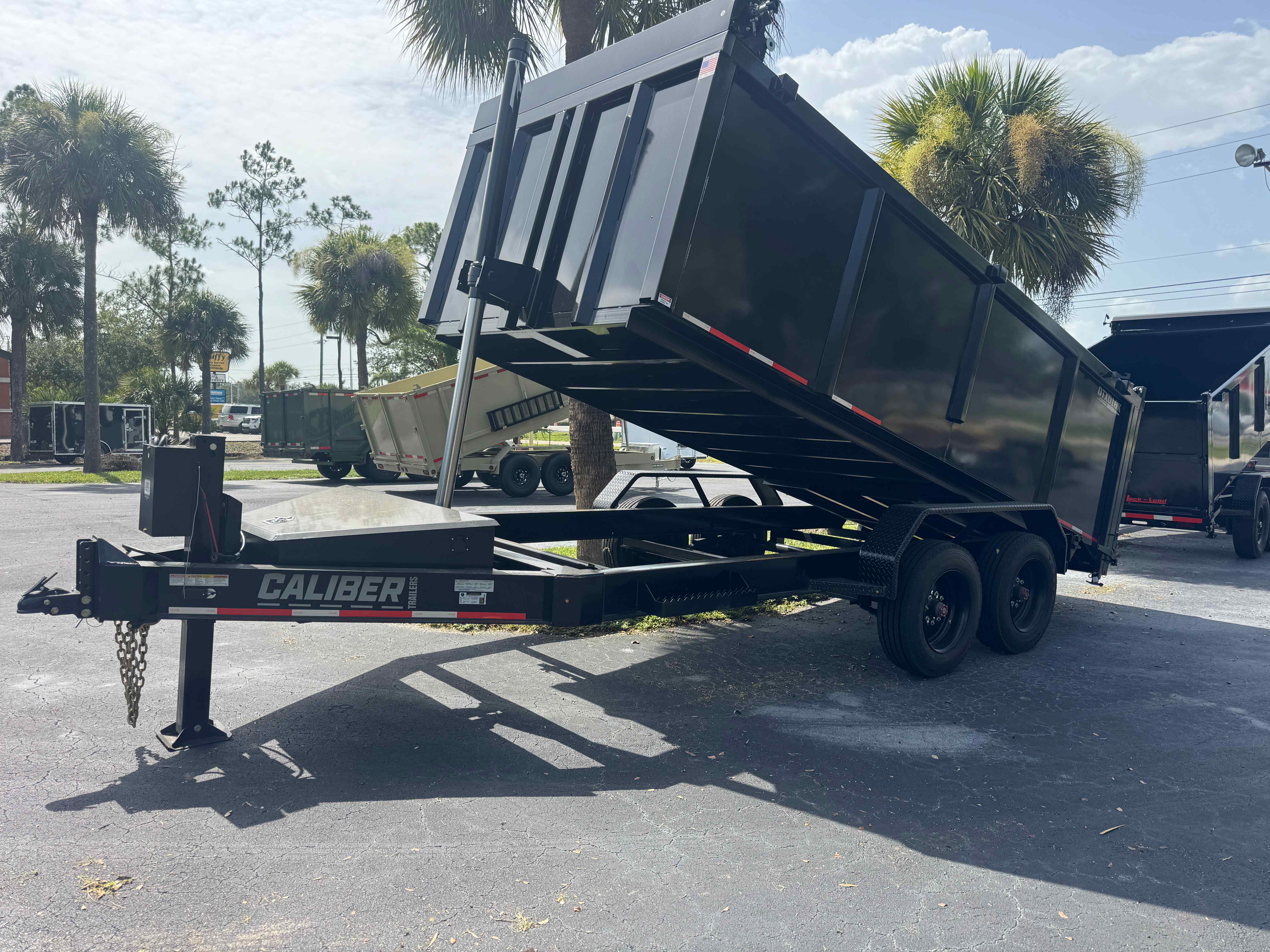 New 7×16 CALIBER Dump Trailer