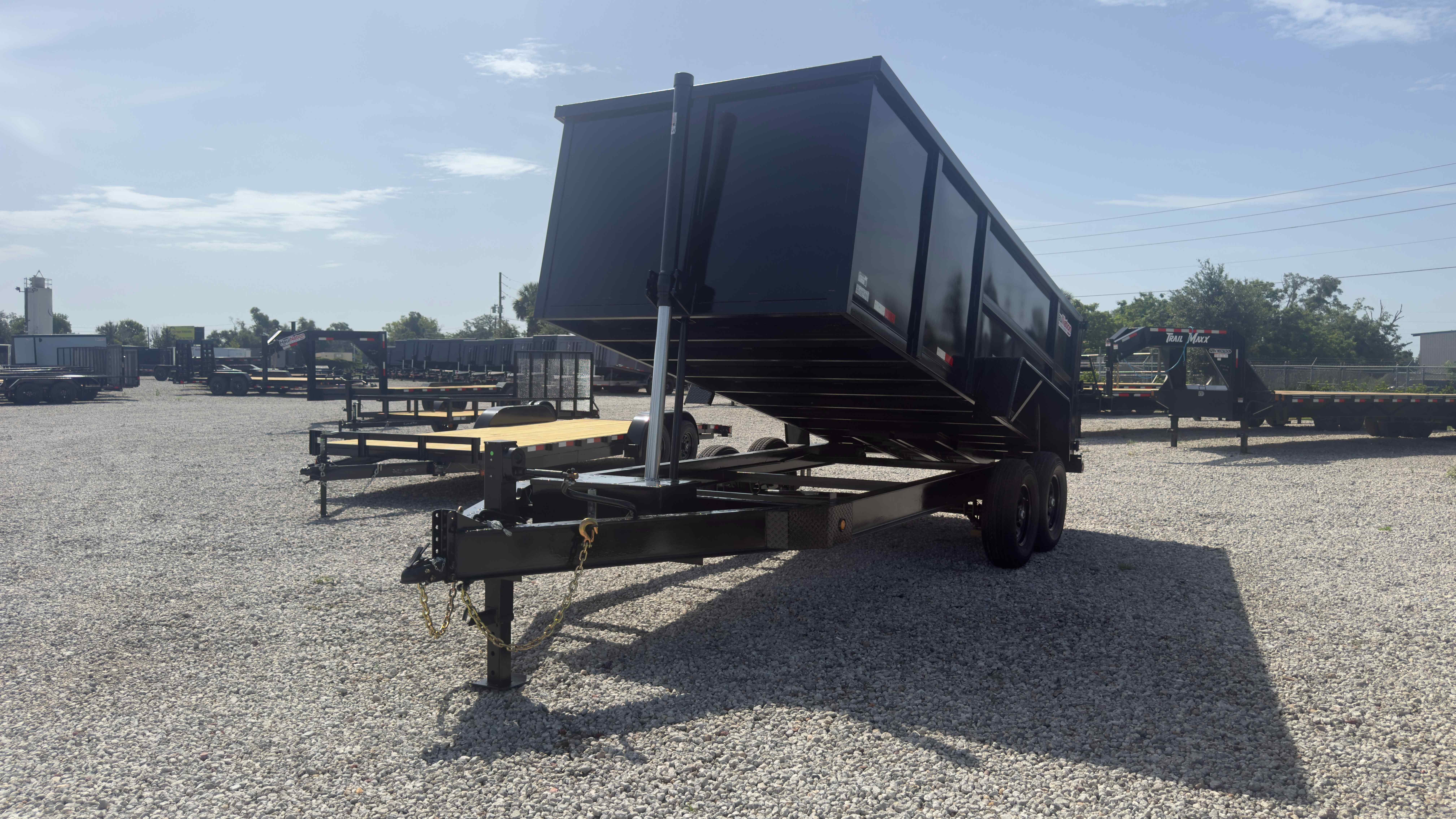 New 7×16 TAYLOR TRAILERS Dump Trailer