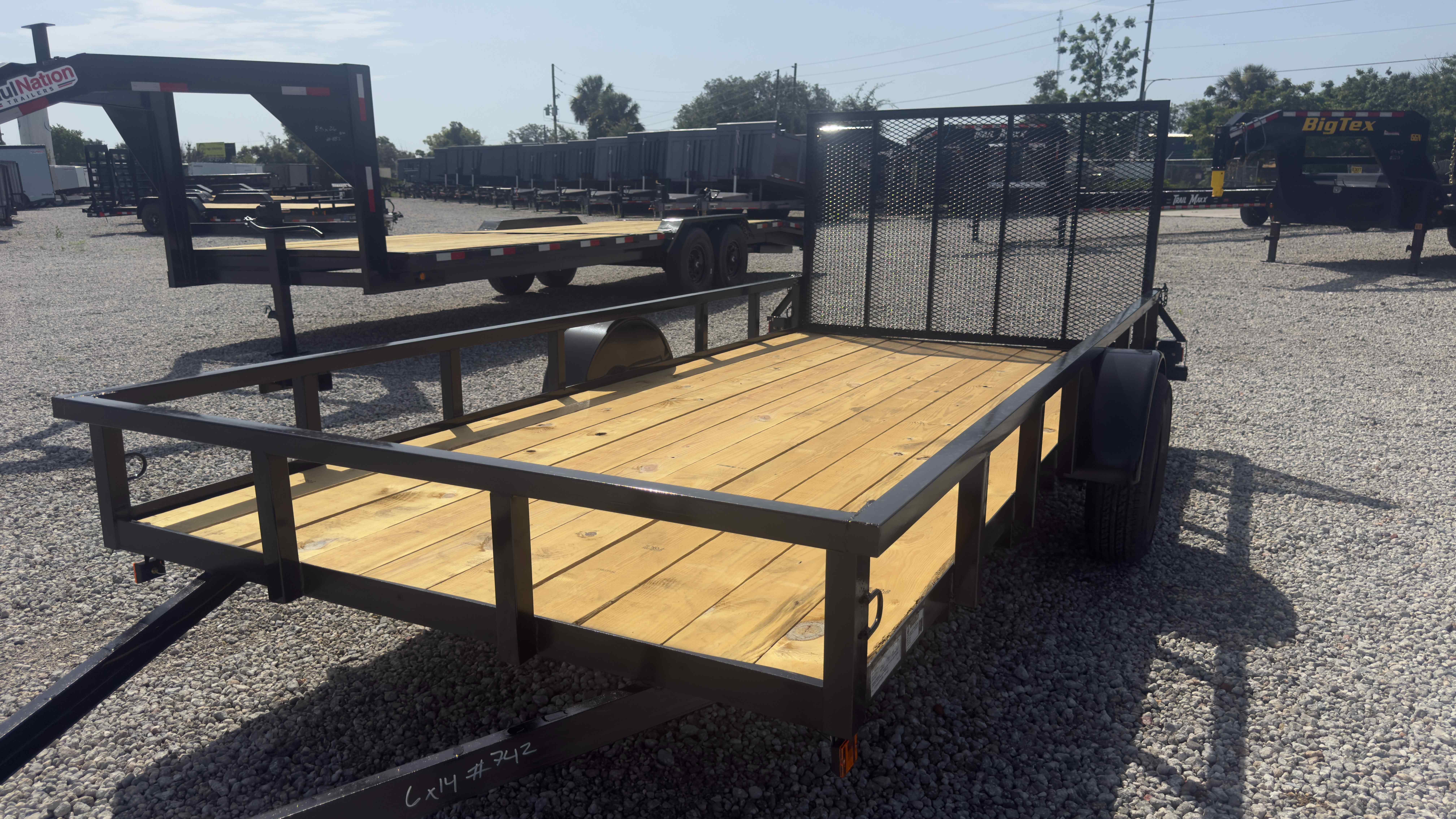 New 6×14 Taylor Utility Trailer
