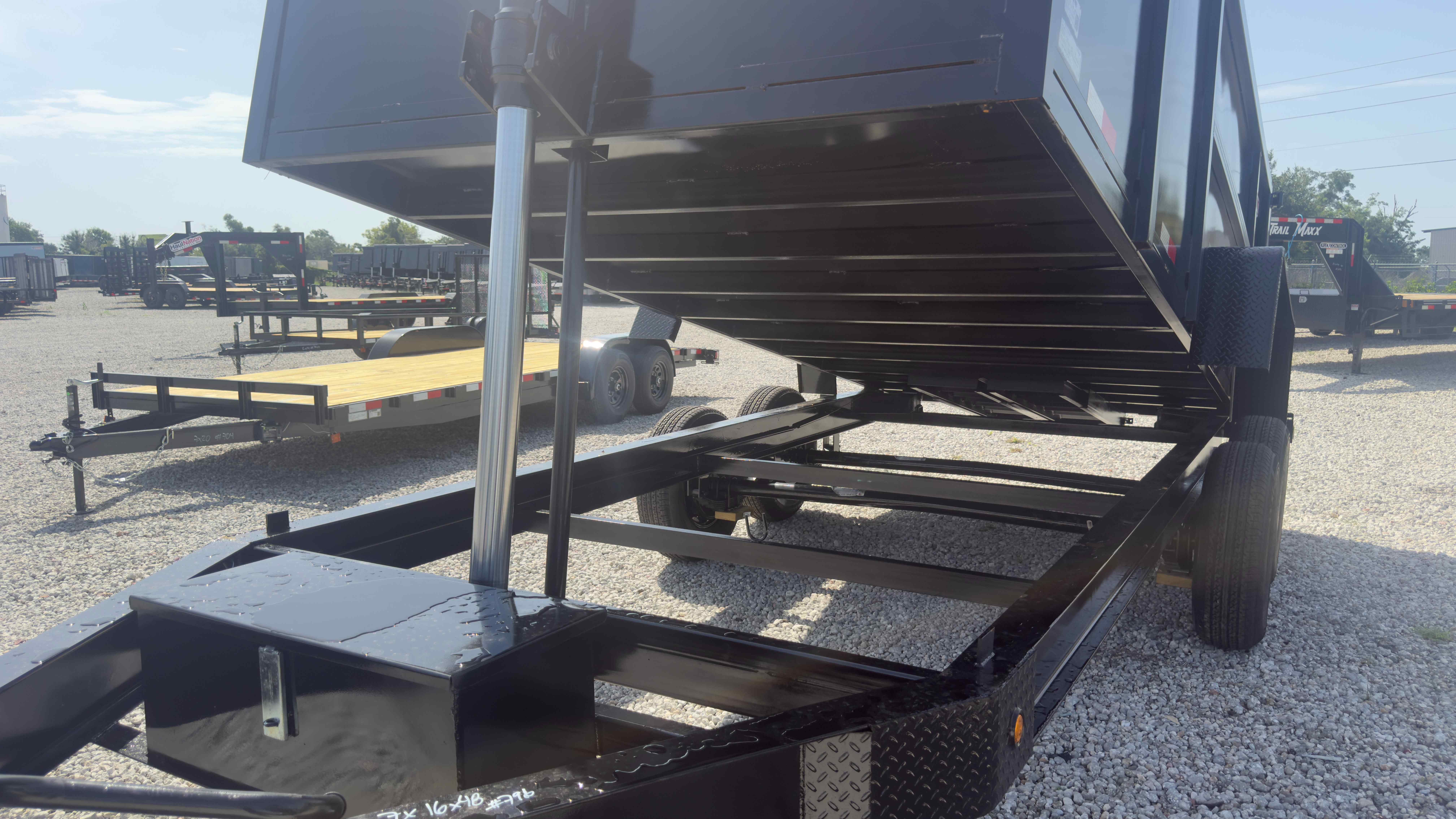 New 7×16 TAYLOR TRAILERS Dump Trailer