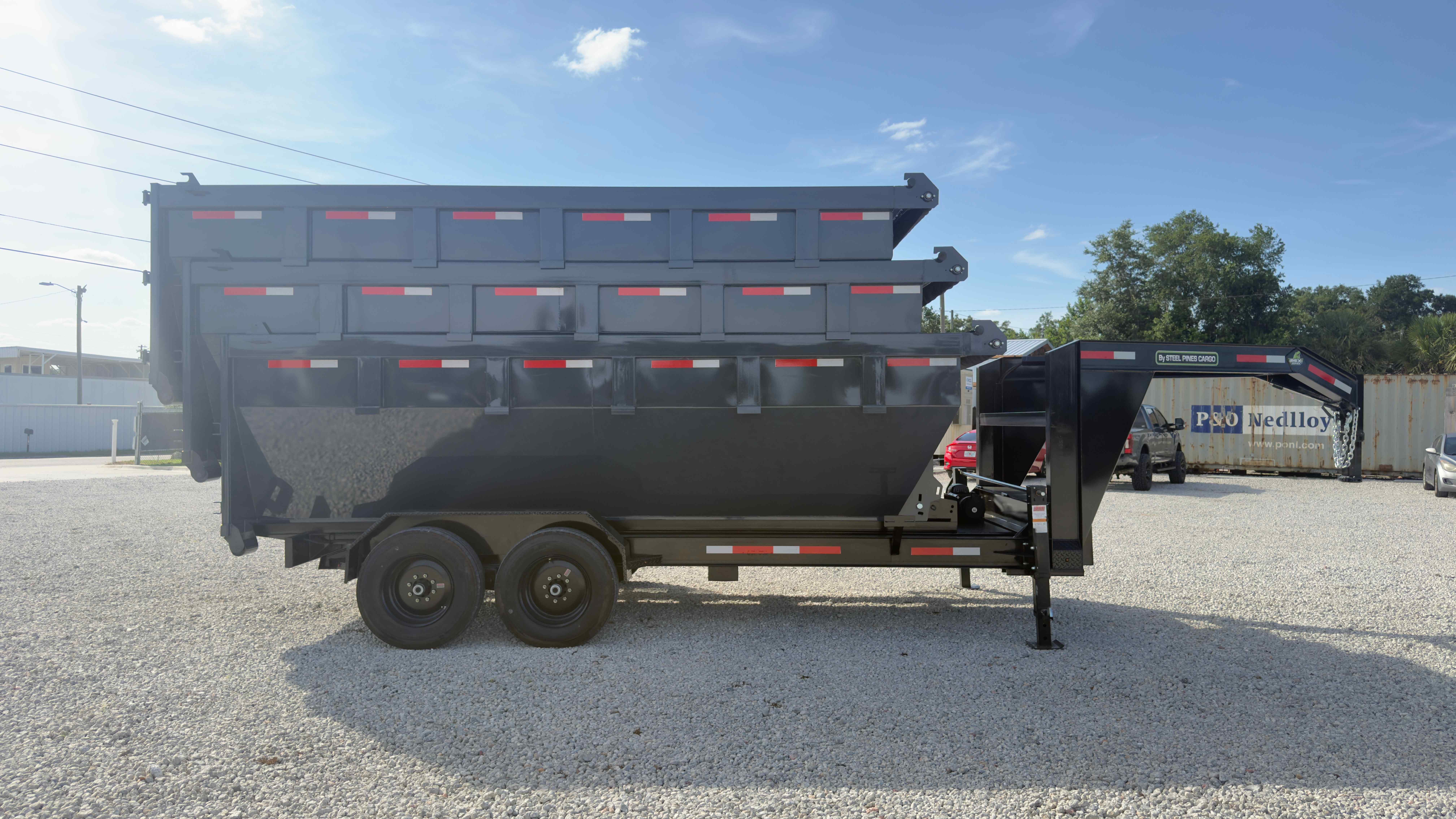 New 7×14 STEEL PINES Roll Off Trailer
