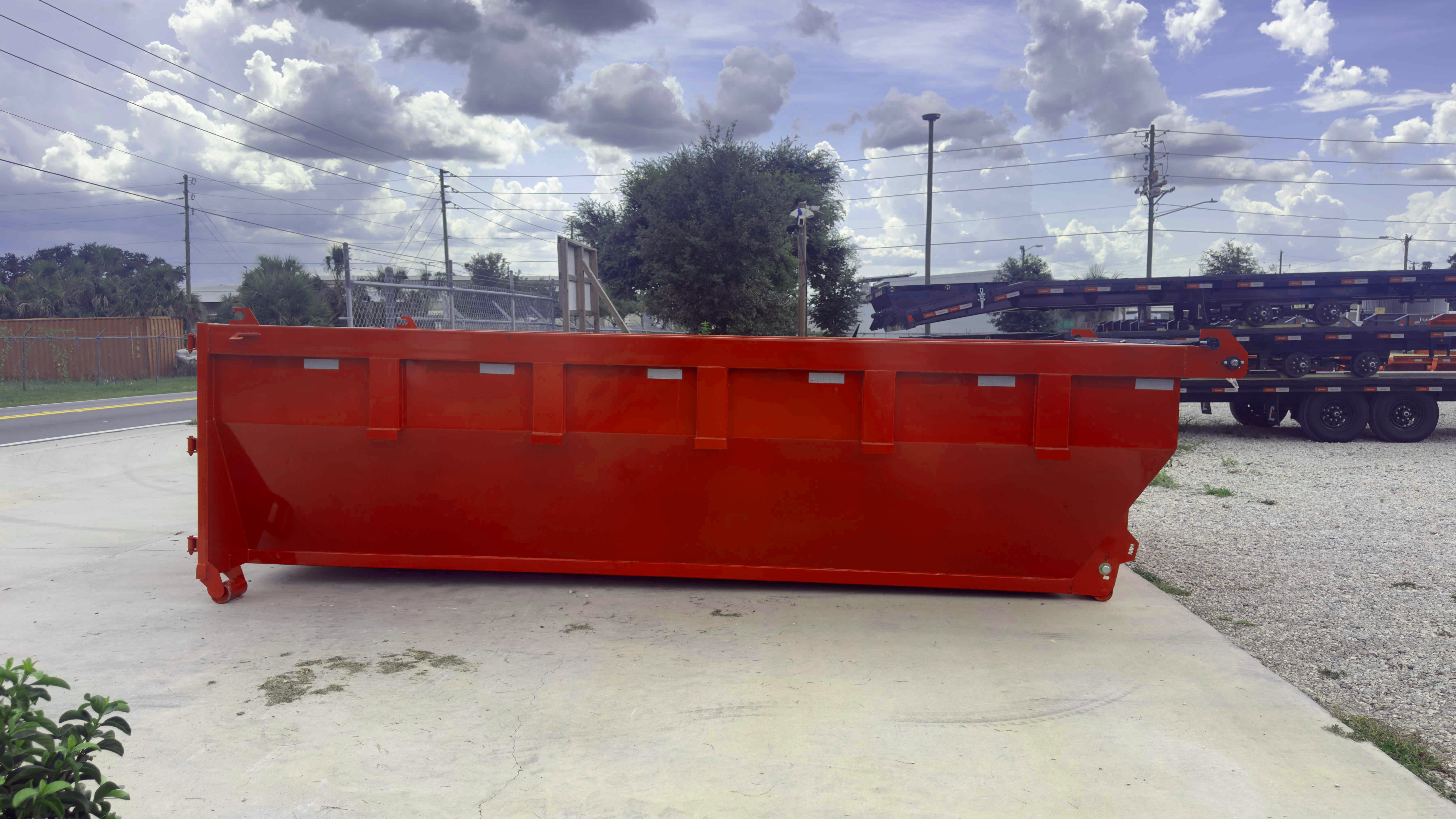 New 7×14 STEEL PINES Roll Off Trailer