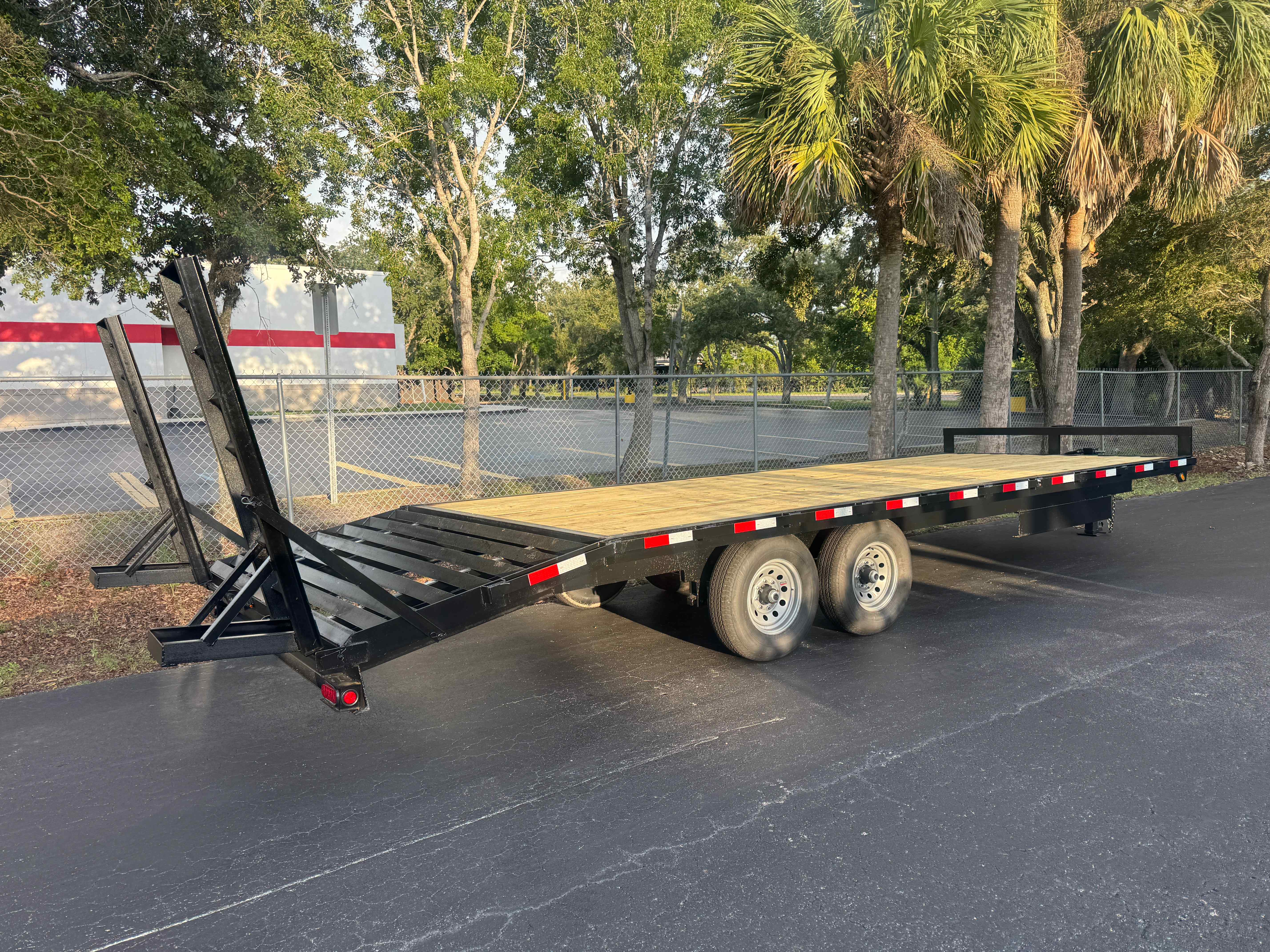 New 8×24 Taylor Flatbed Trailer