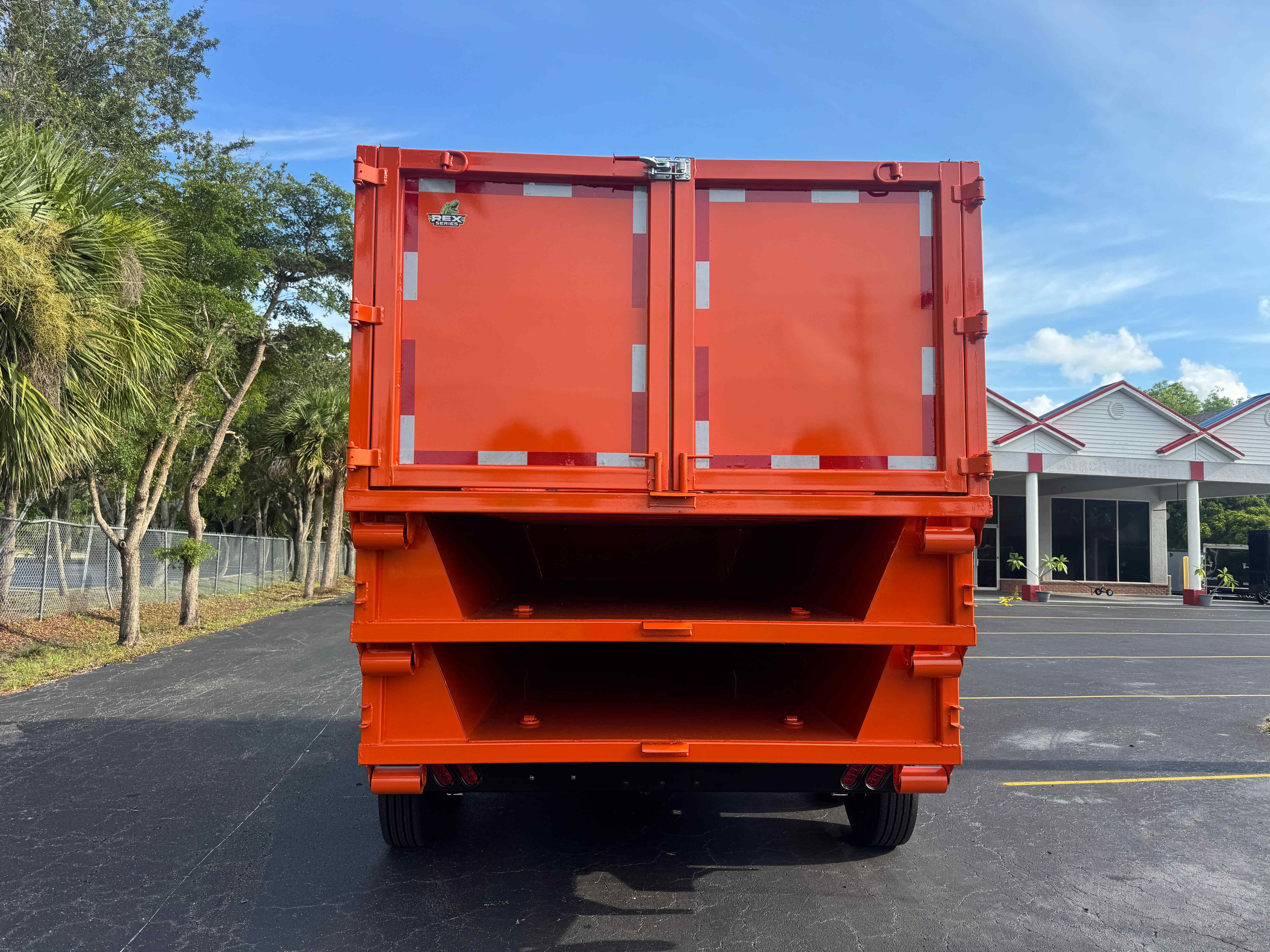 New 7×14 STEEL PINES Roll Off Trailer