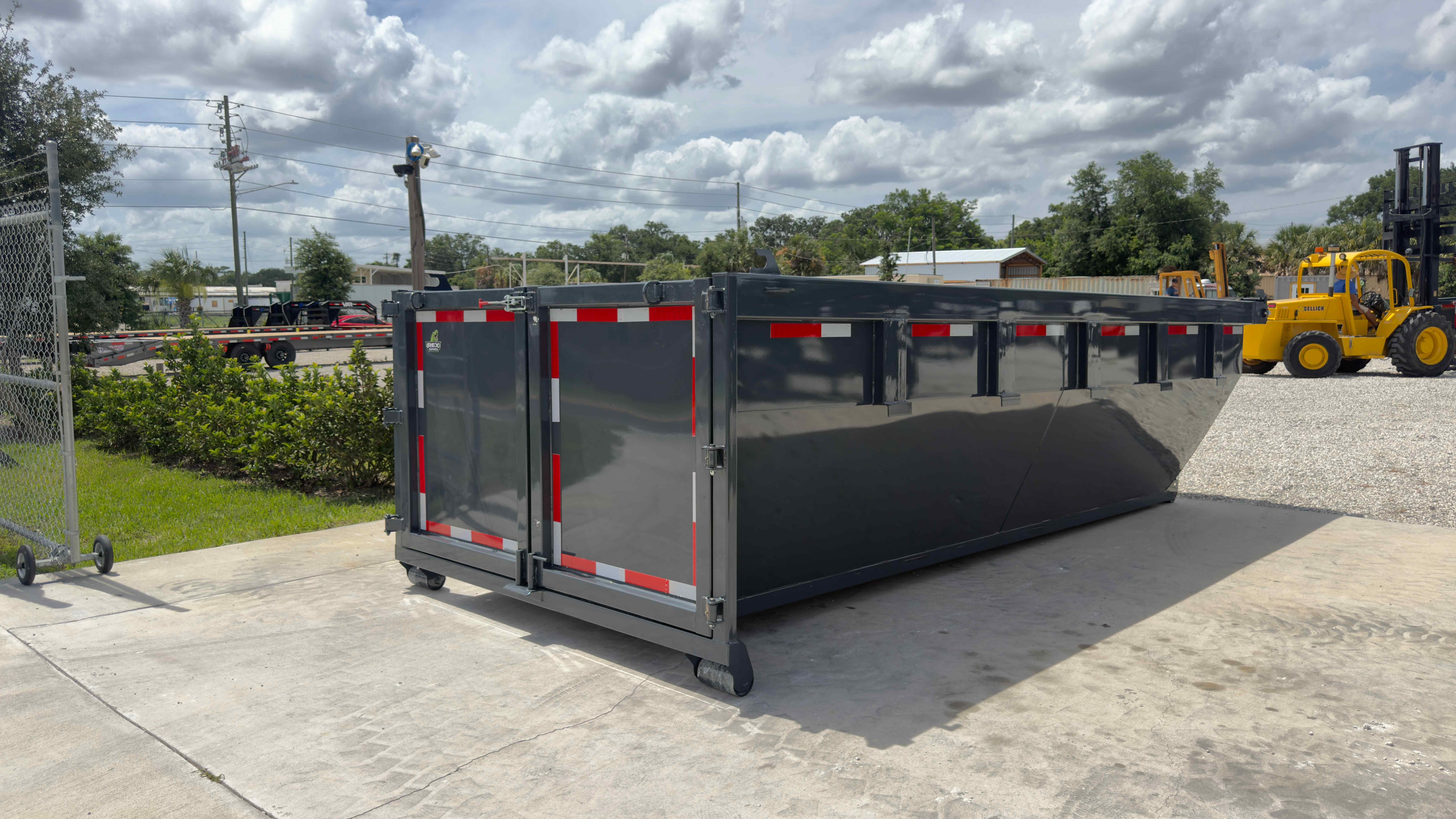 New 7×14 STEEL PINES Roll Off Trailer
