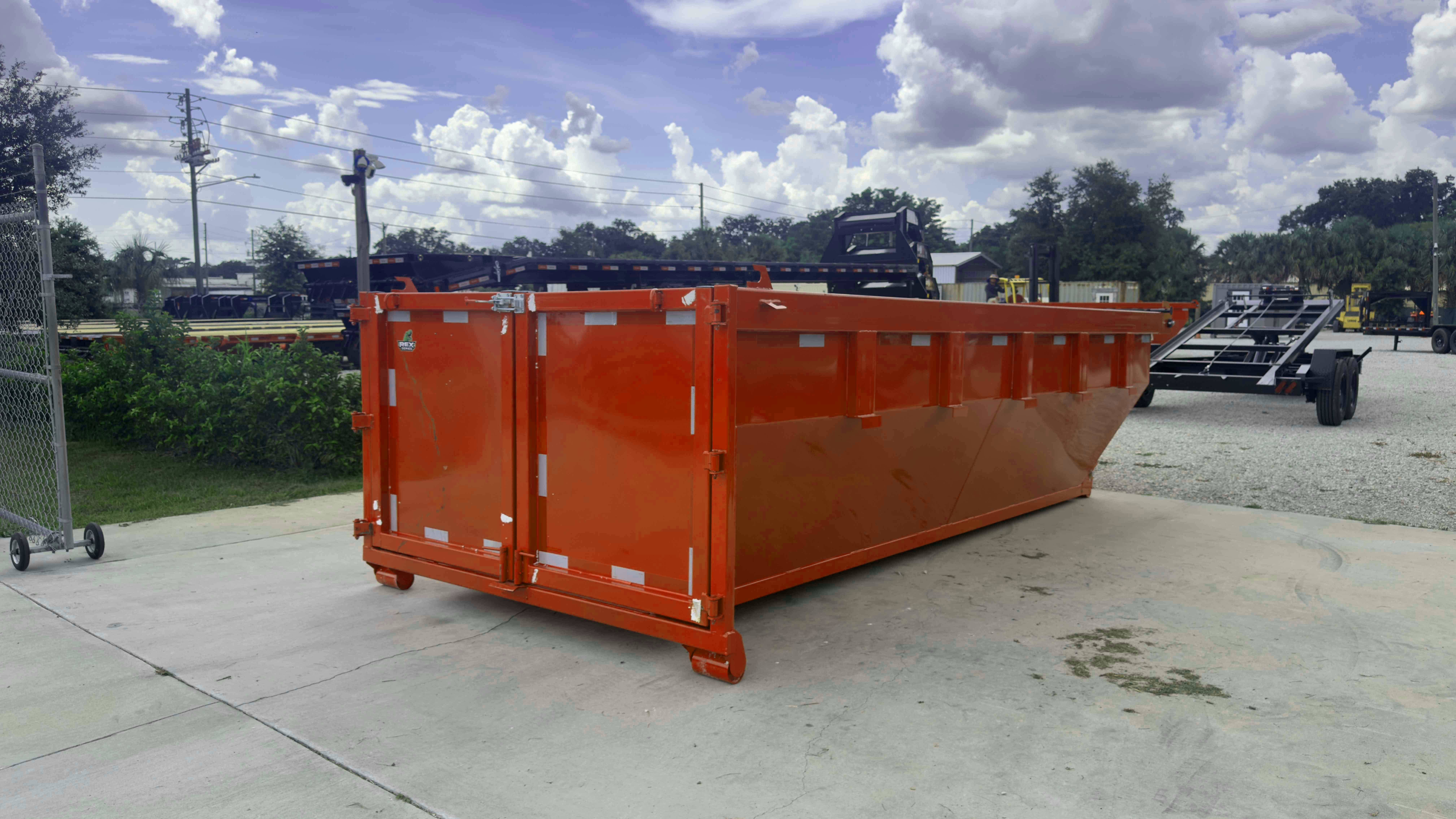 New 7×14 STEEL PINES Roll Off Trailer