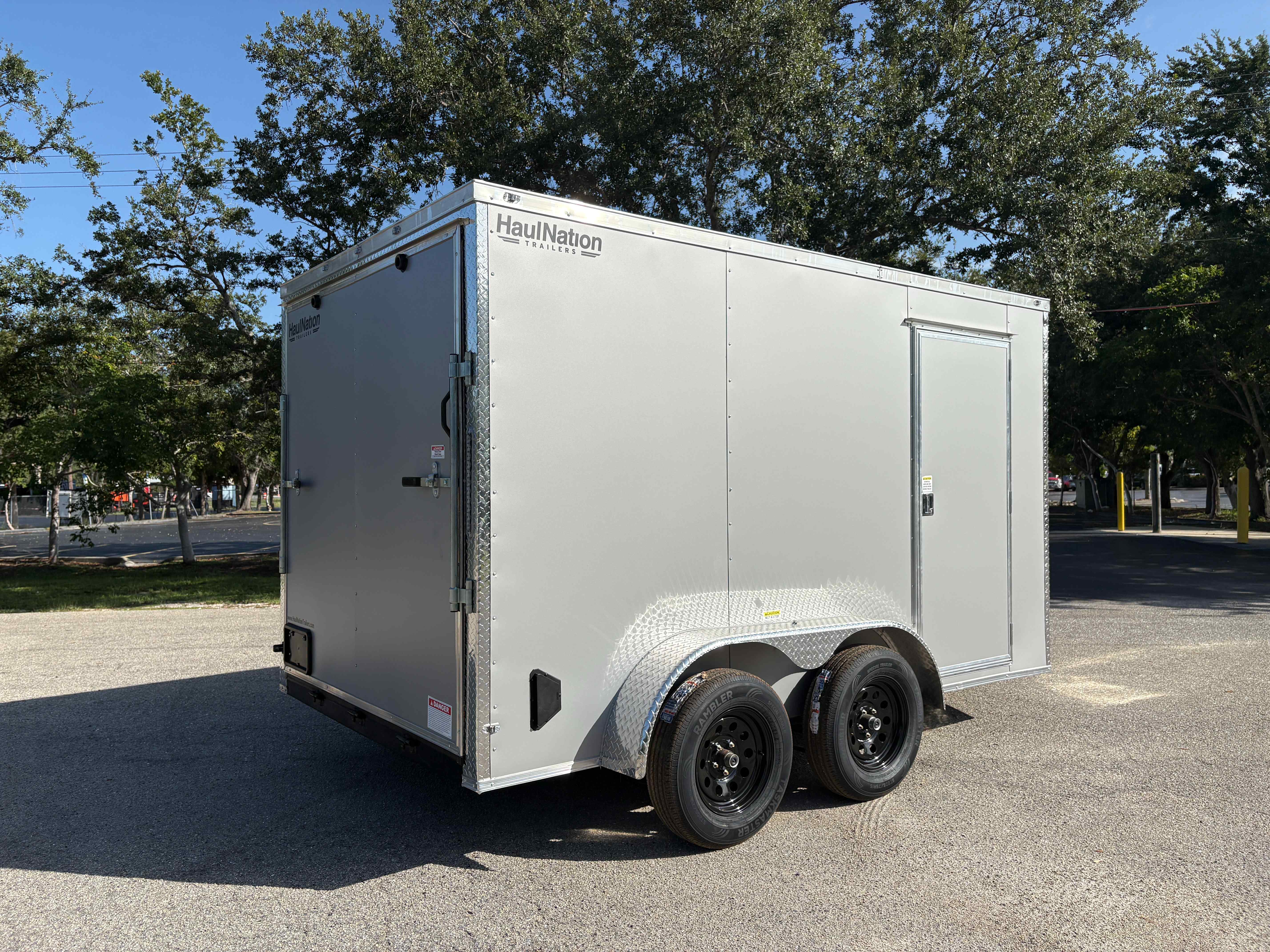 New 7×12 HAULNATION Enclosed Trailer