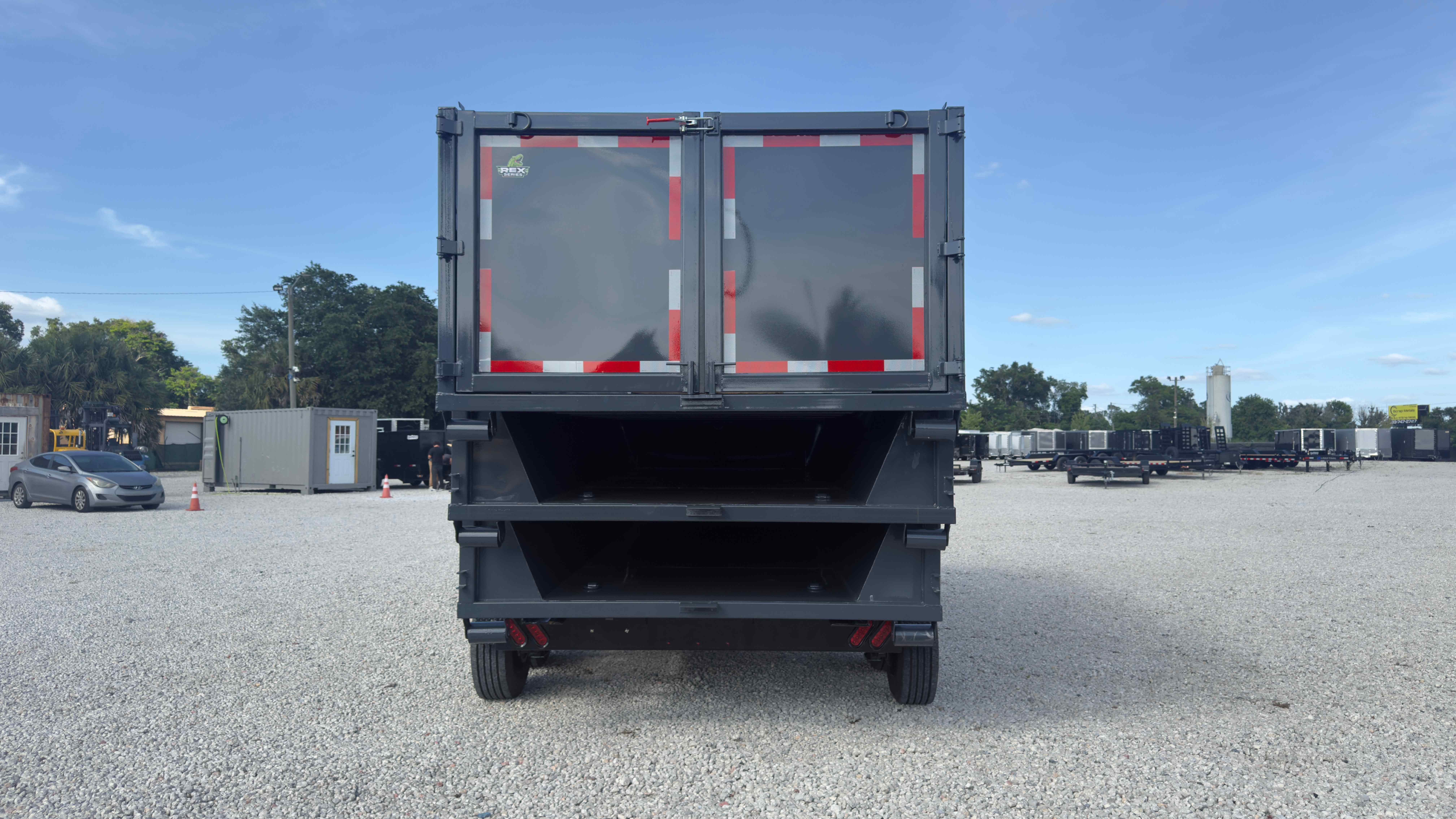New 7×14 STEEL PINES Roll Off Trailer