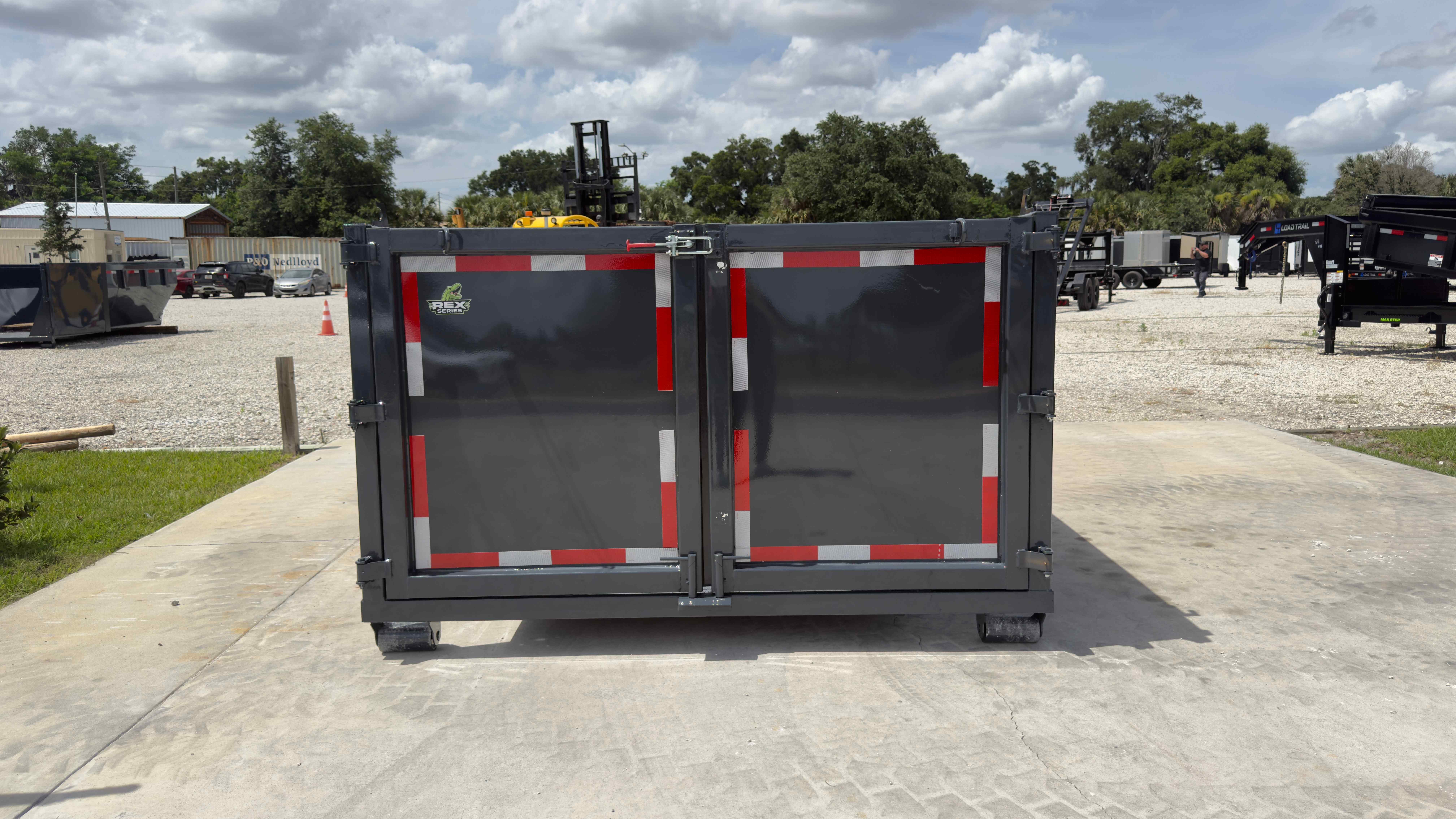 New 7×14 STEEL PINES Roll Off Trailer