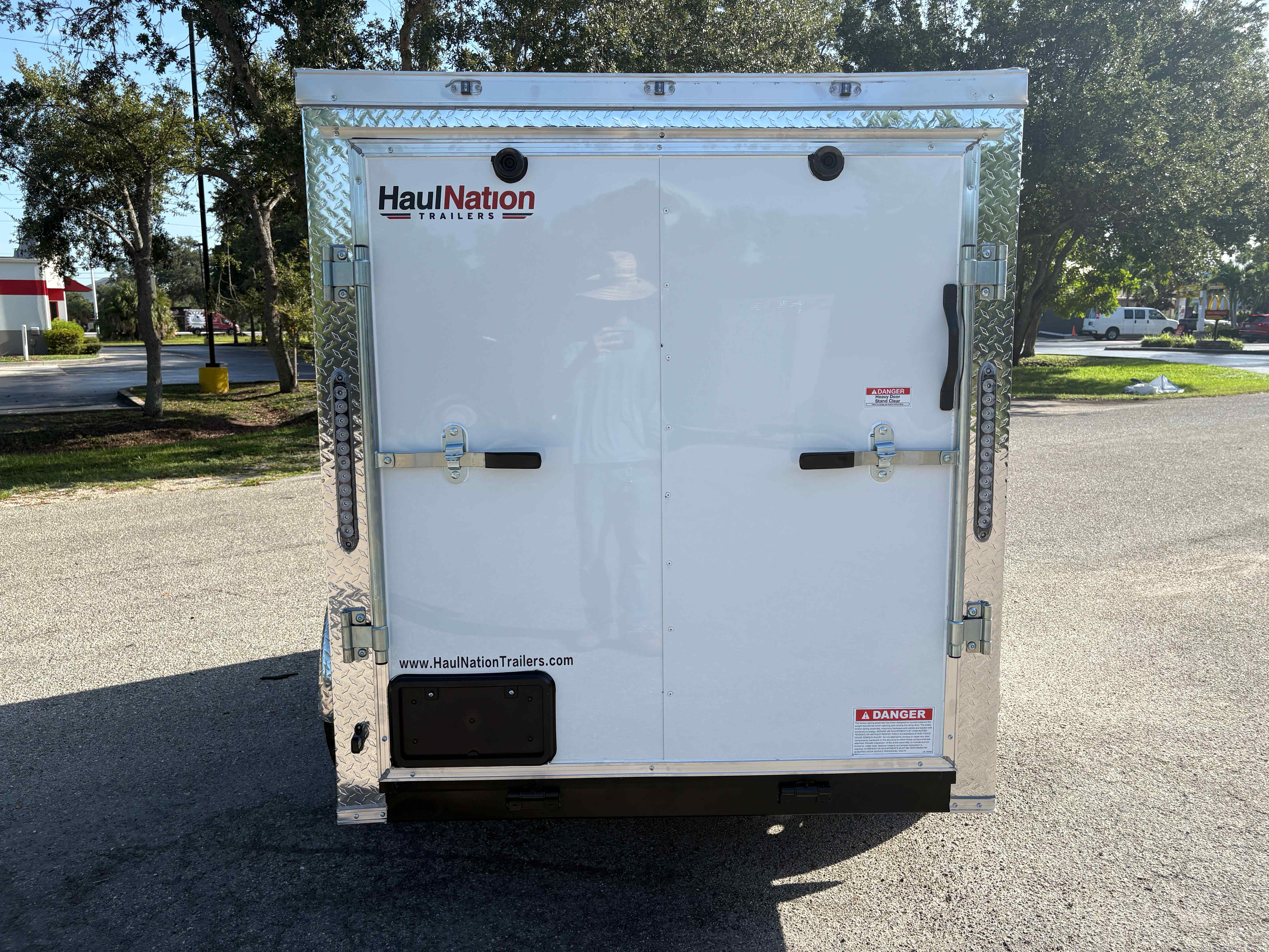 New 5×8 HAULNATION Enclosed Trailer