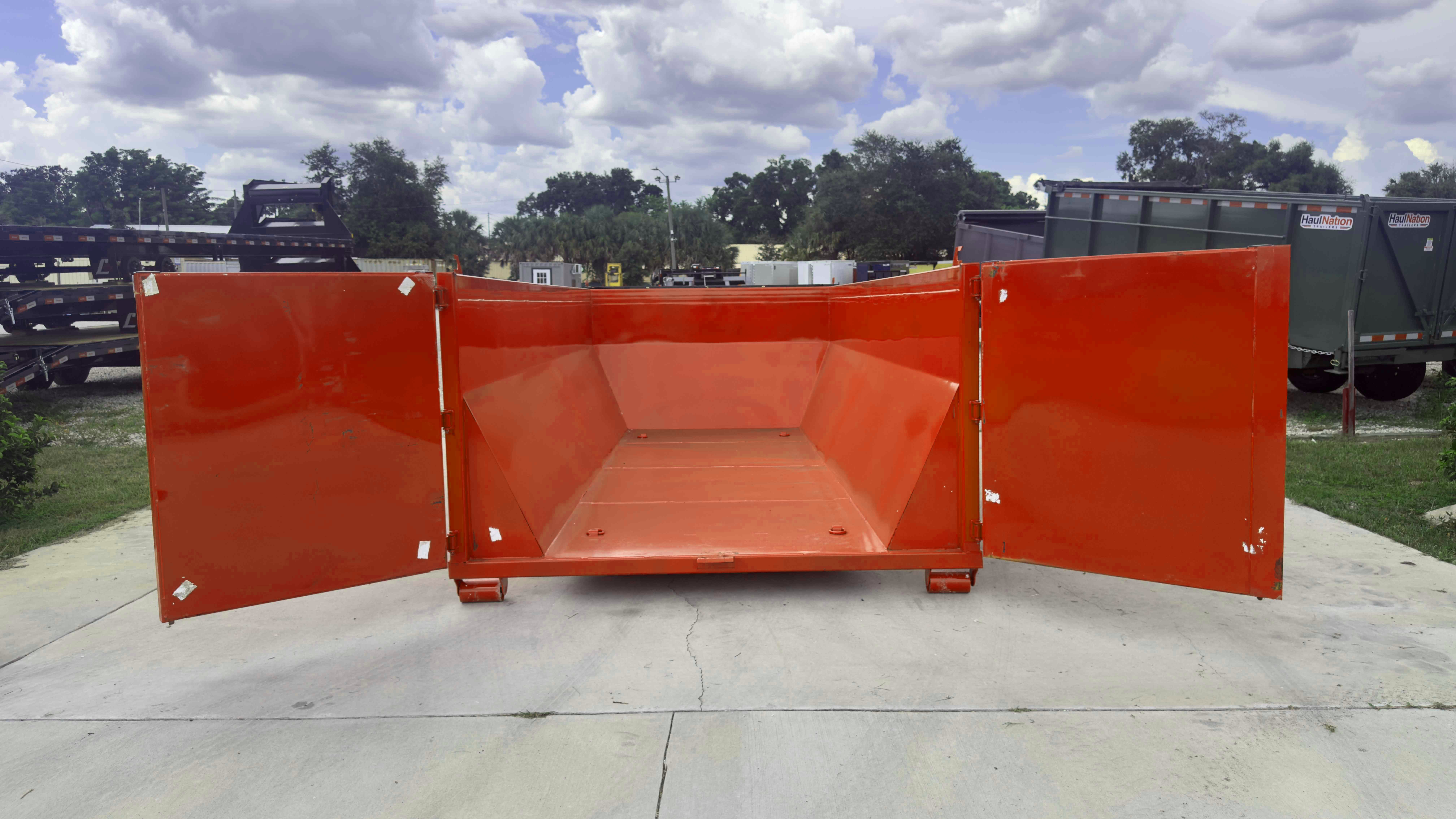 New 7×14 STEEL PINES Roll Off Trailer