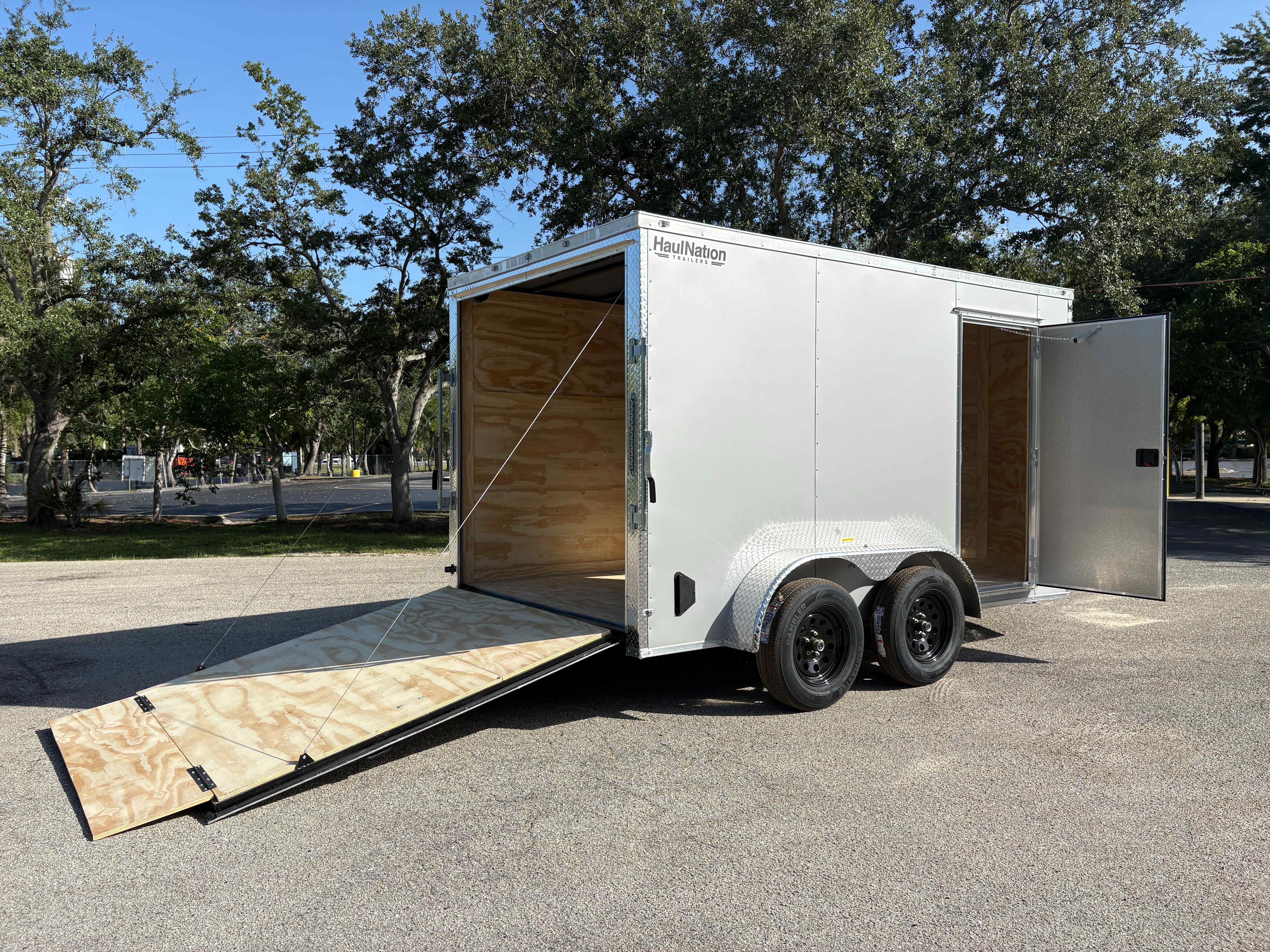 New 7×12 HAULNATION Enclosed Trailer