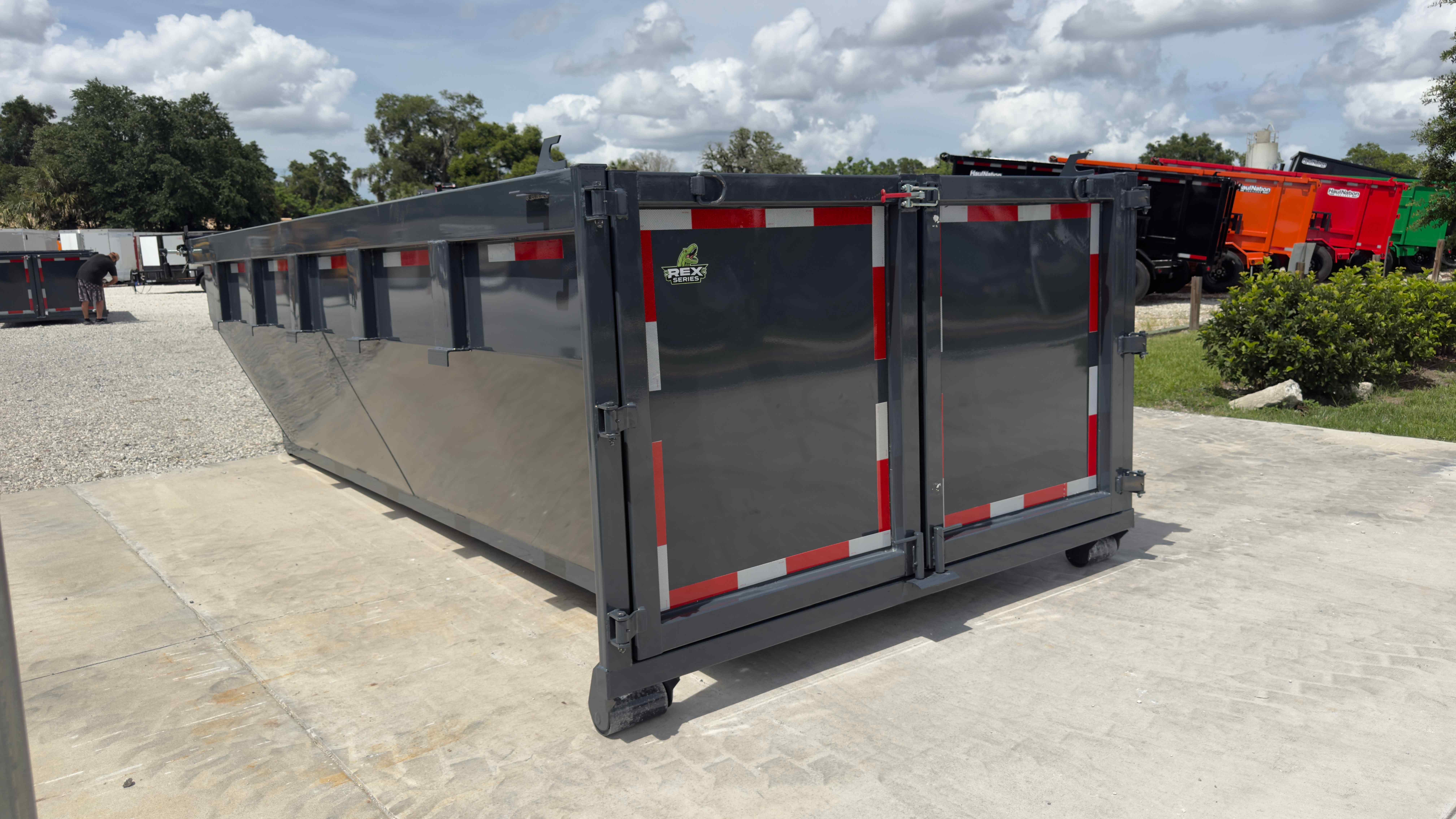 New 7×14 STEEL PINES Roll Off Trailer