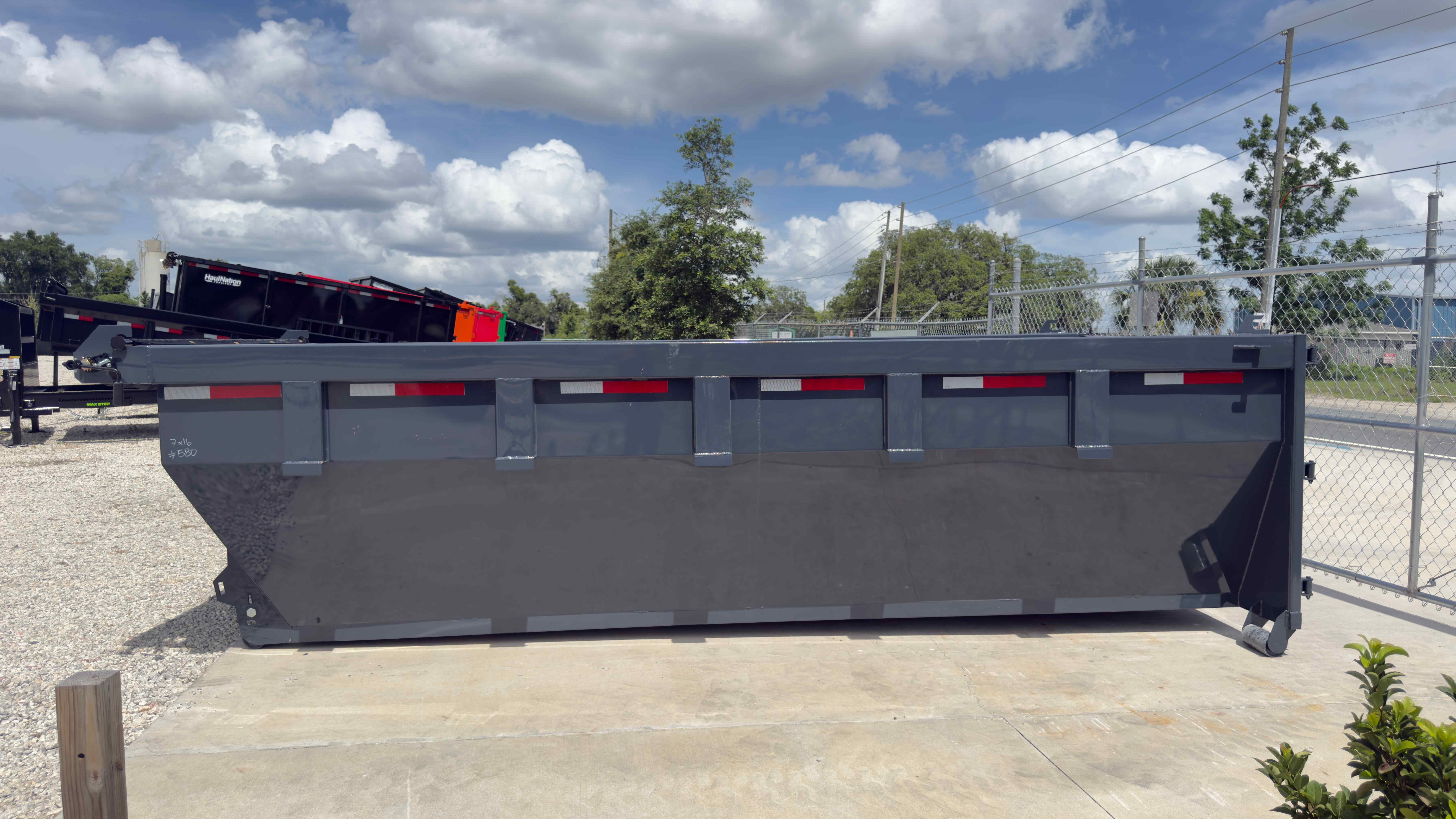 New 7×14 STEEL PINES Roll Off Trailer