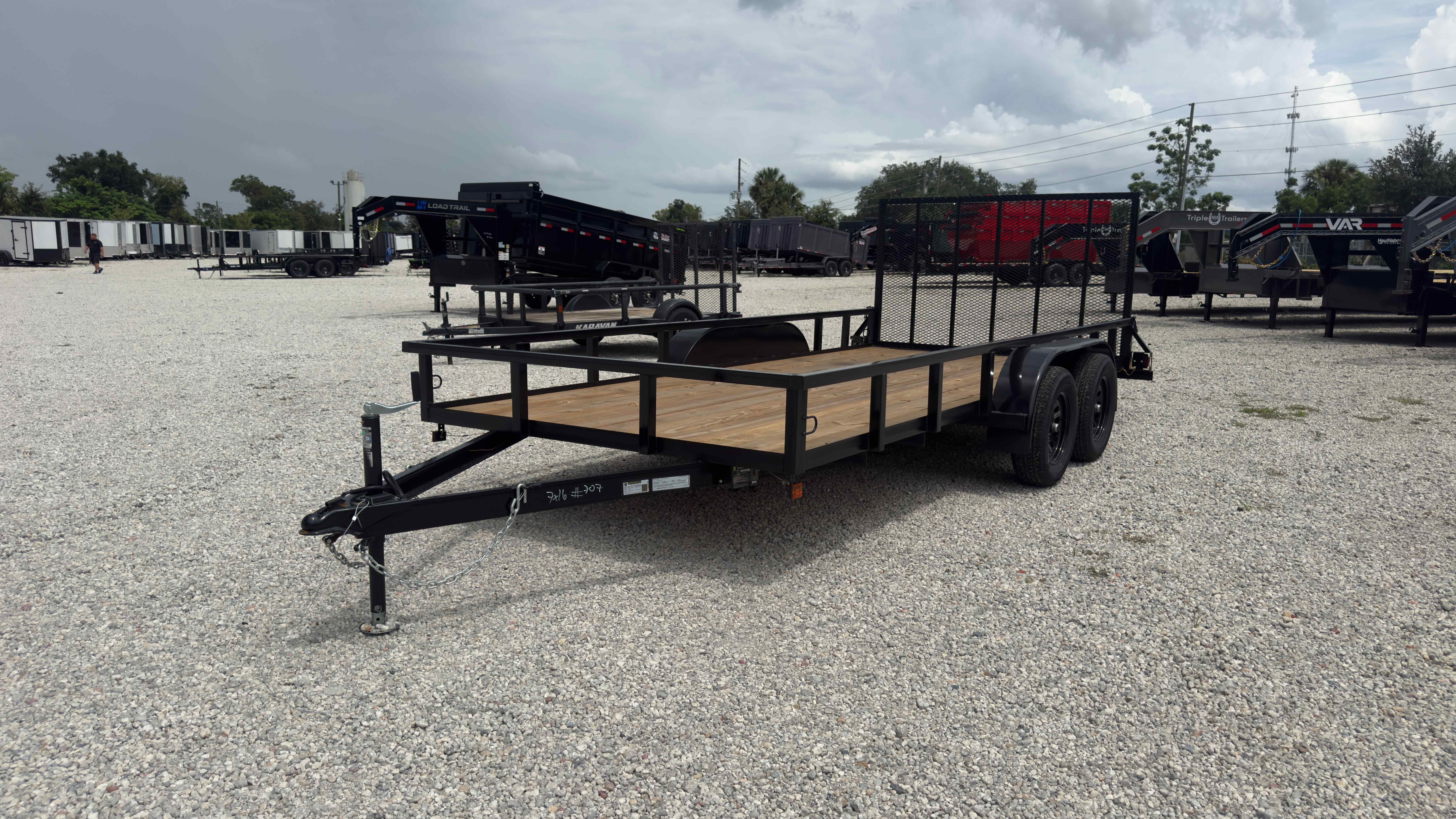 New 7×16 Taylor Utility Trailer