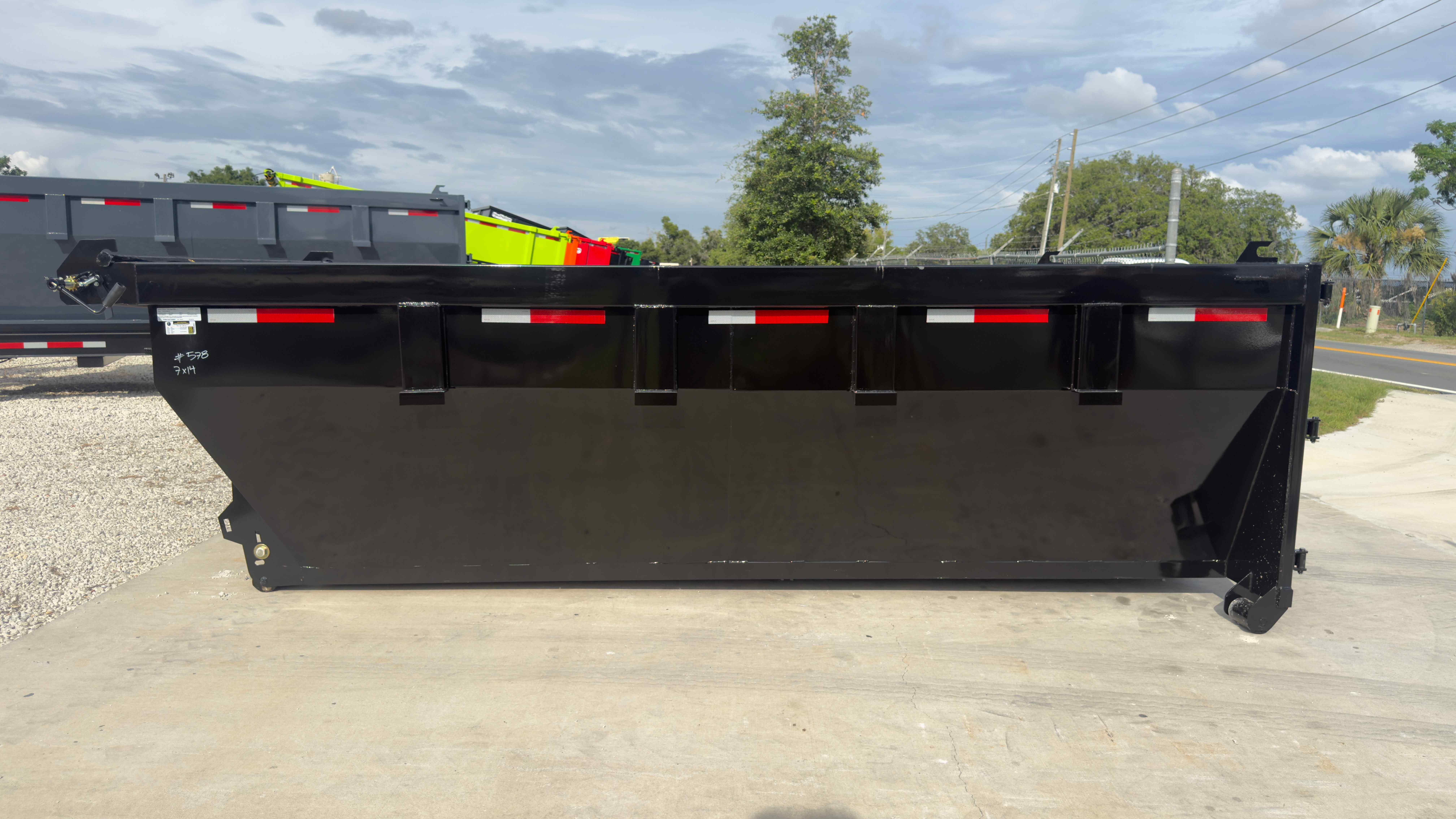 New 7×16 STEEL PINES Roll Off Trailer