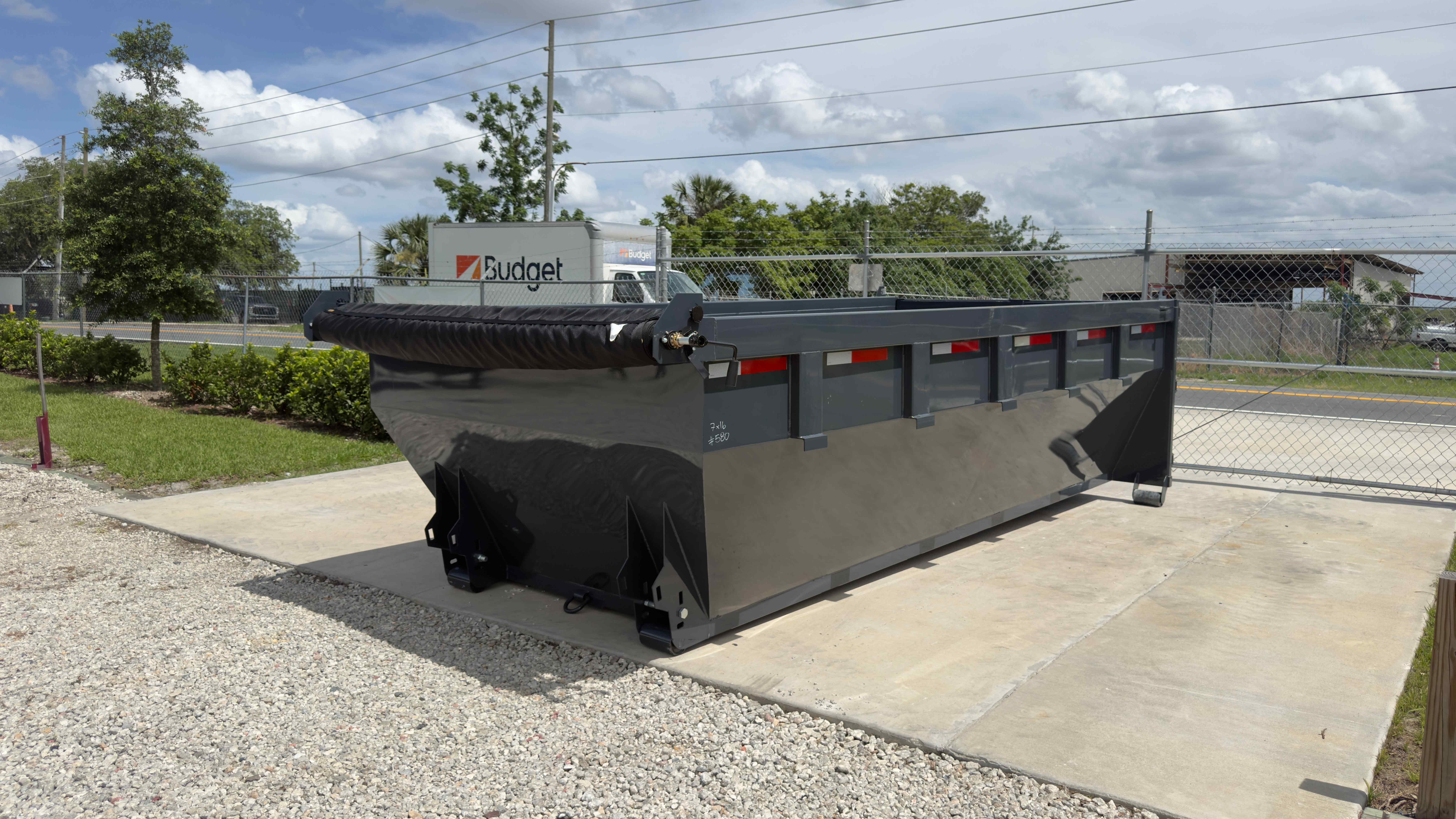 New 7×14 STEEL PINES Roll Off Trailer