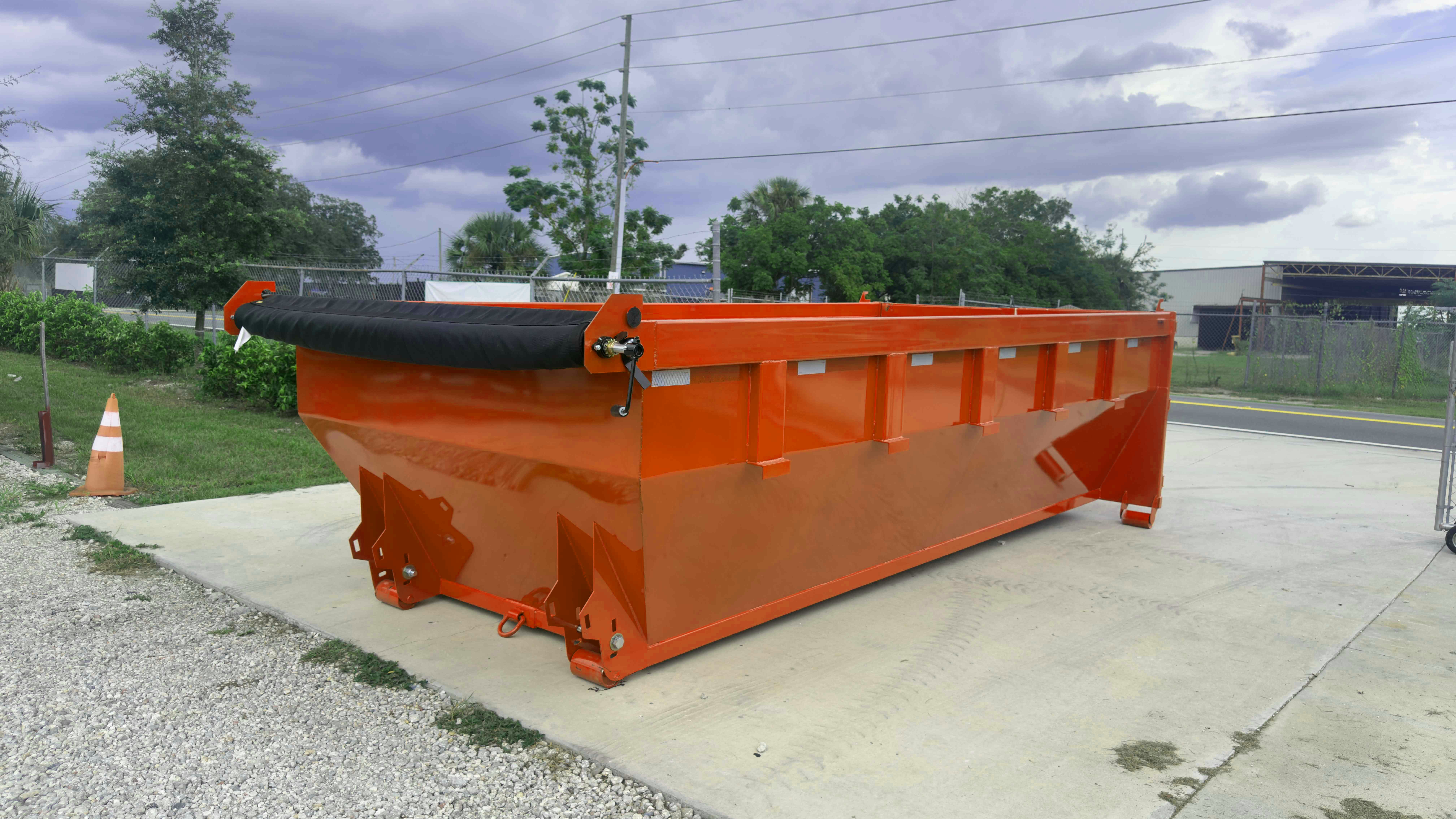New 7×14 STEEL PINES Roll Off Trailer