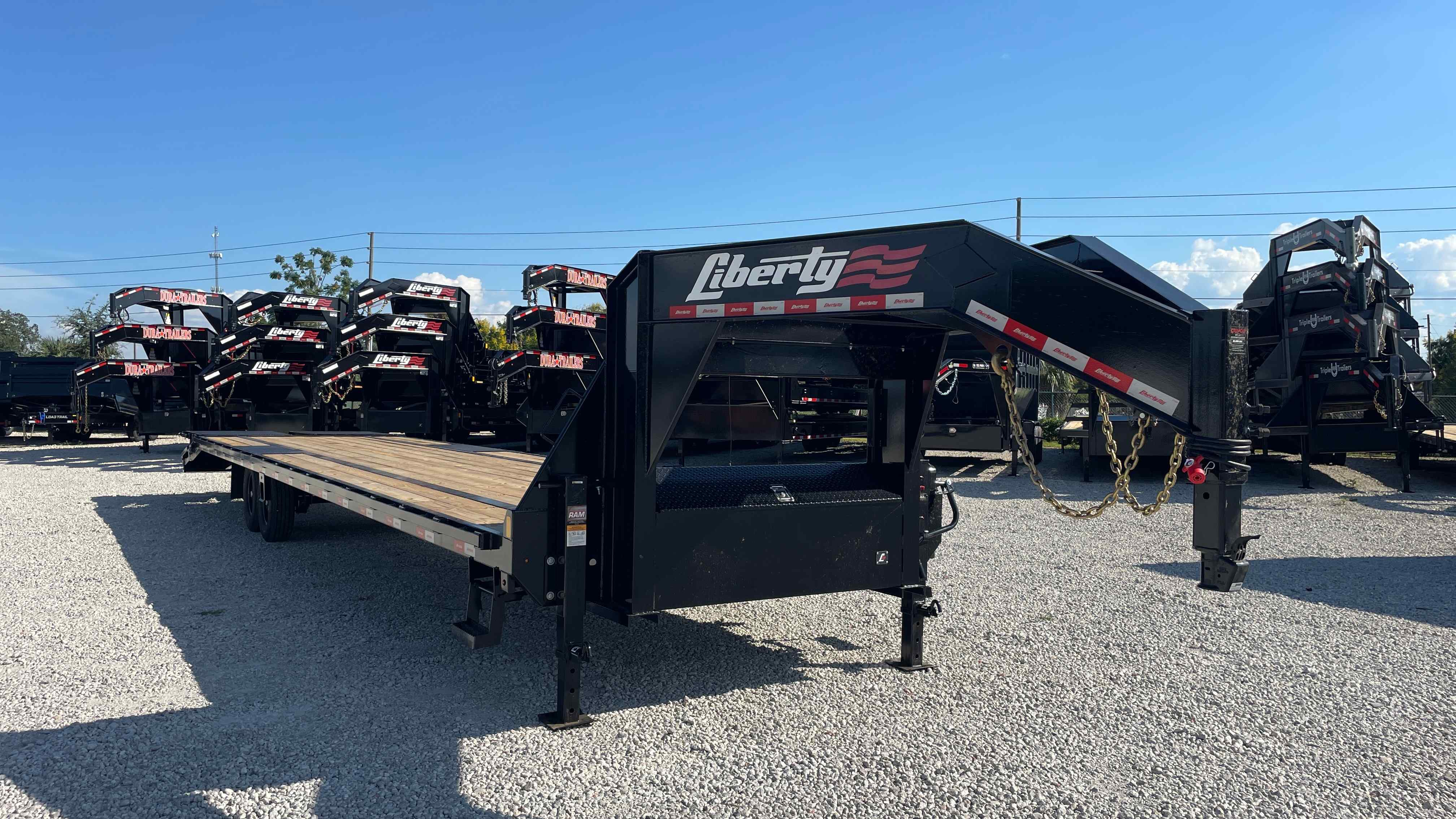 New 8.5×40 Liberty Flatbed Trailer