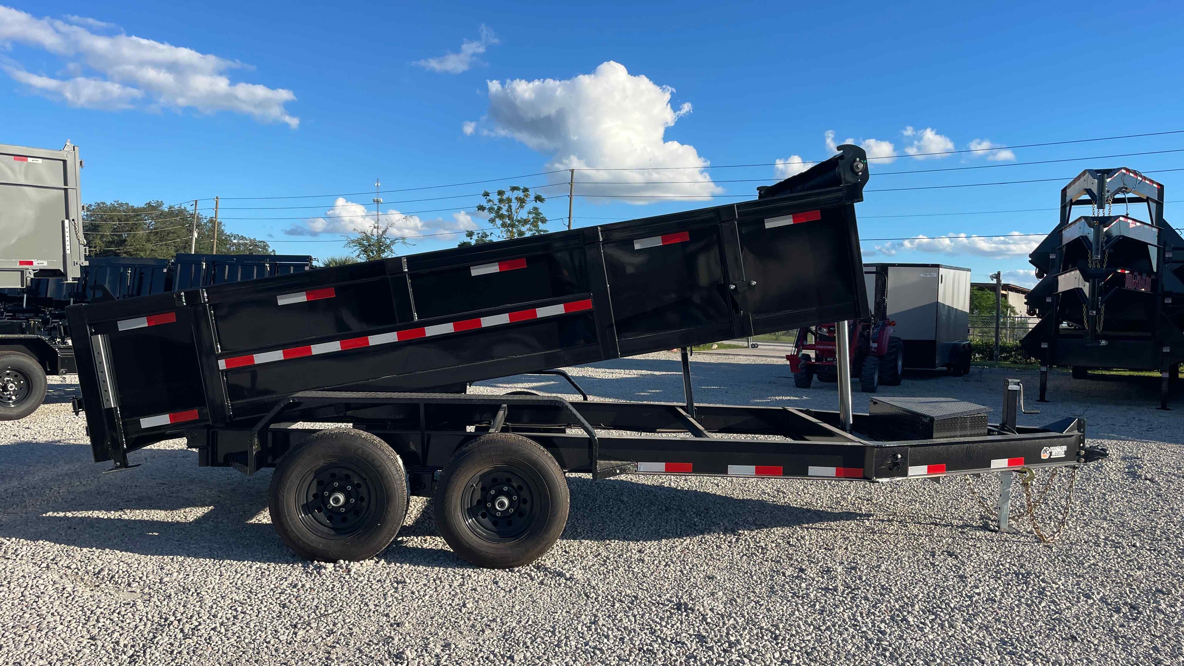 New 6×14 Panther Cargo Dump Trailer