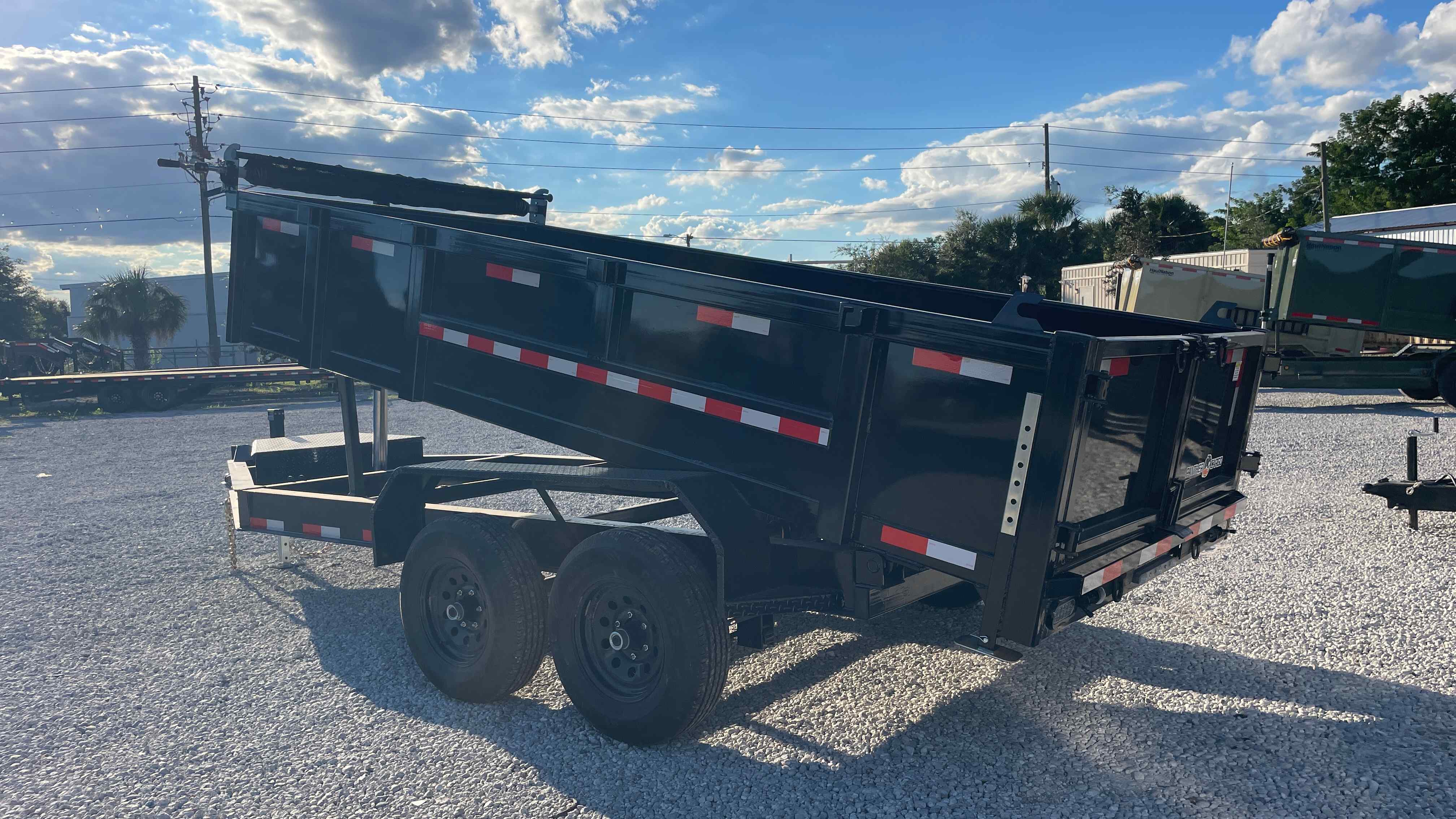 New 6×14 Panther Cargo Dump Trailer