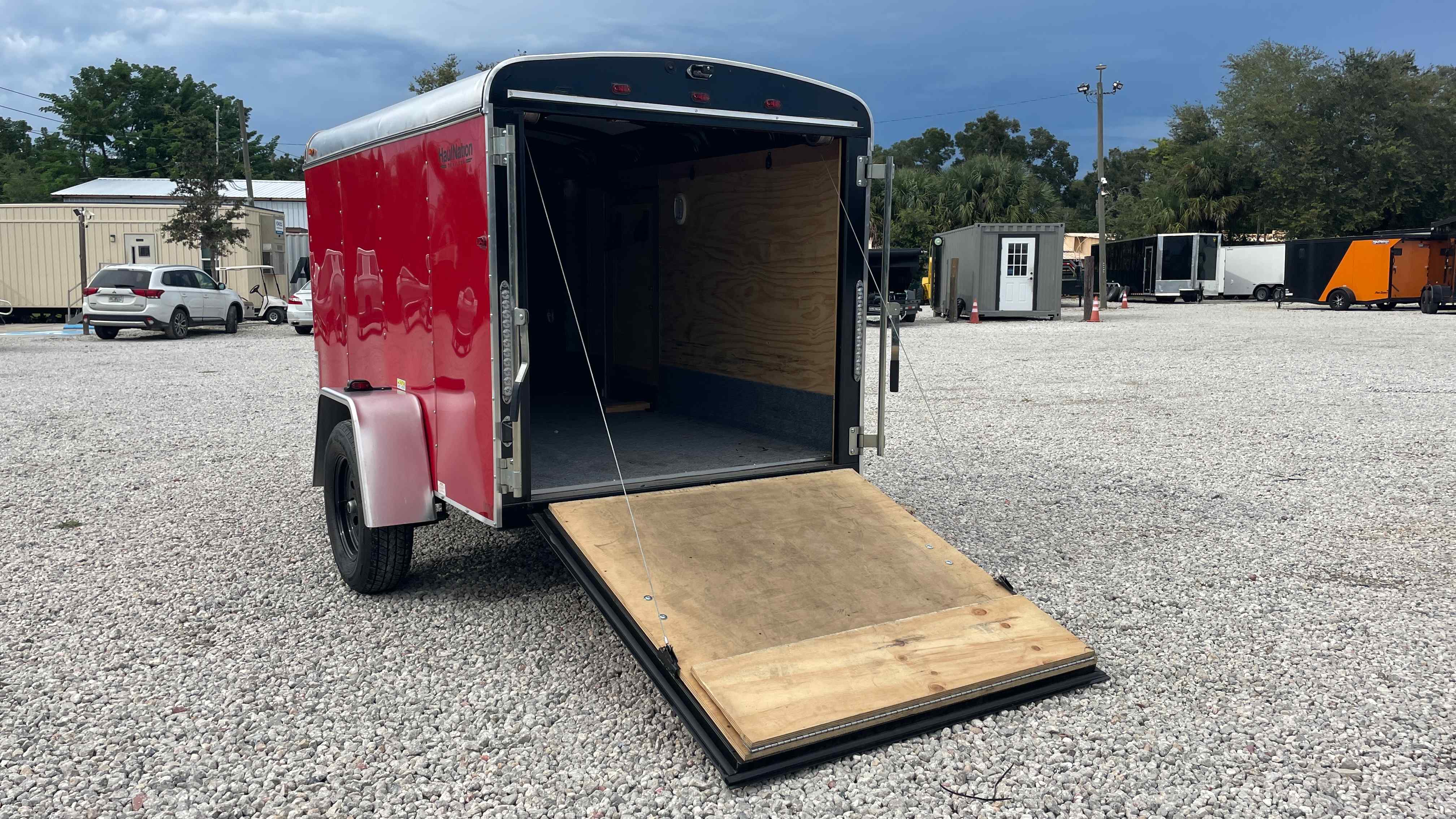 Used 5×8 Interstate Enclosed Trailer