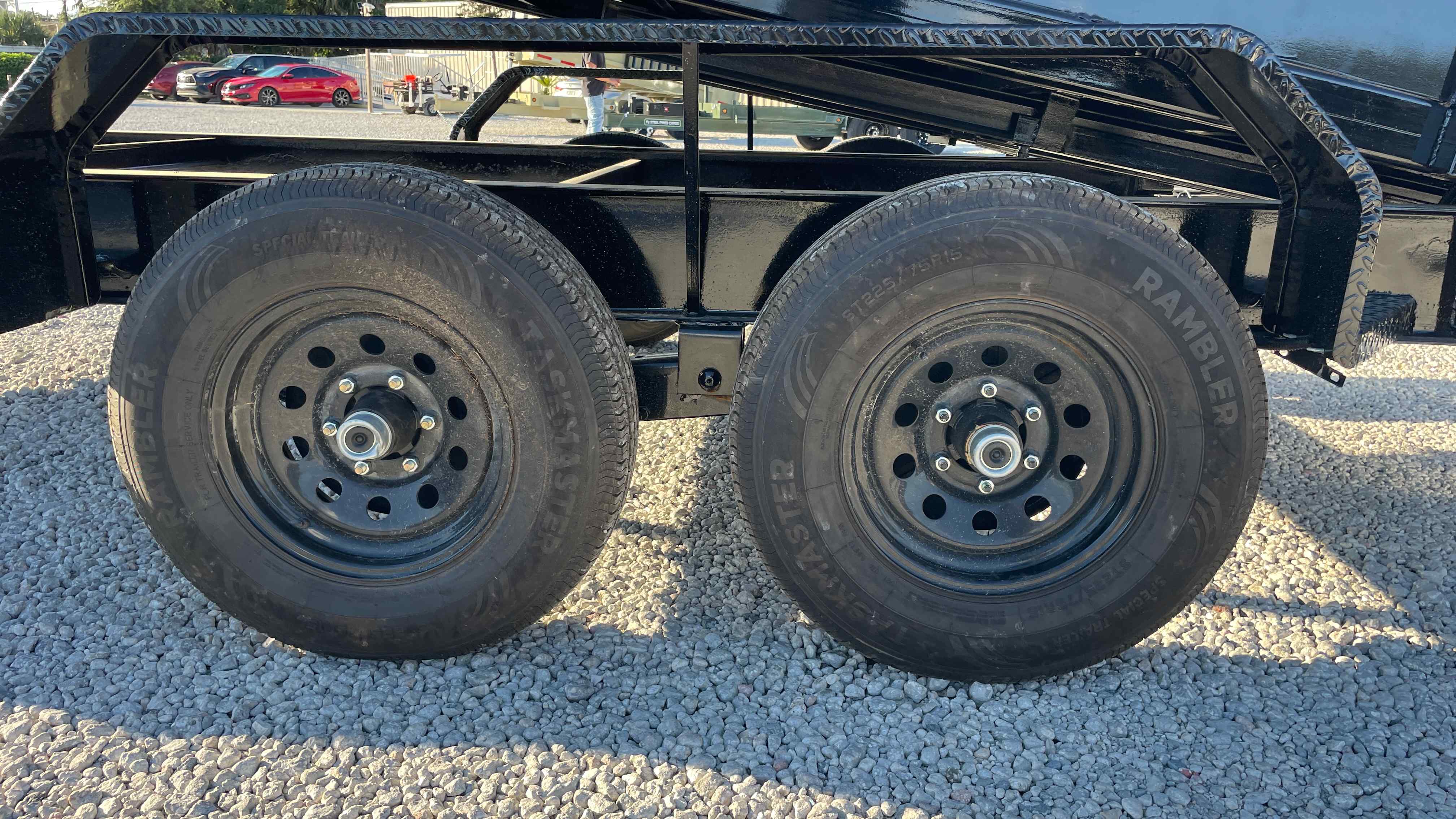 New 6×14 Panther Cargo Dump Trailer