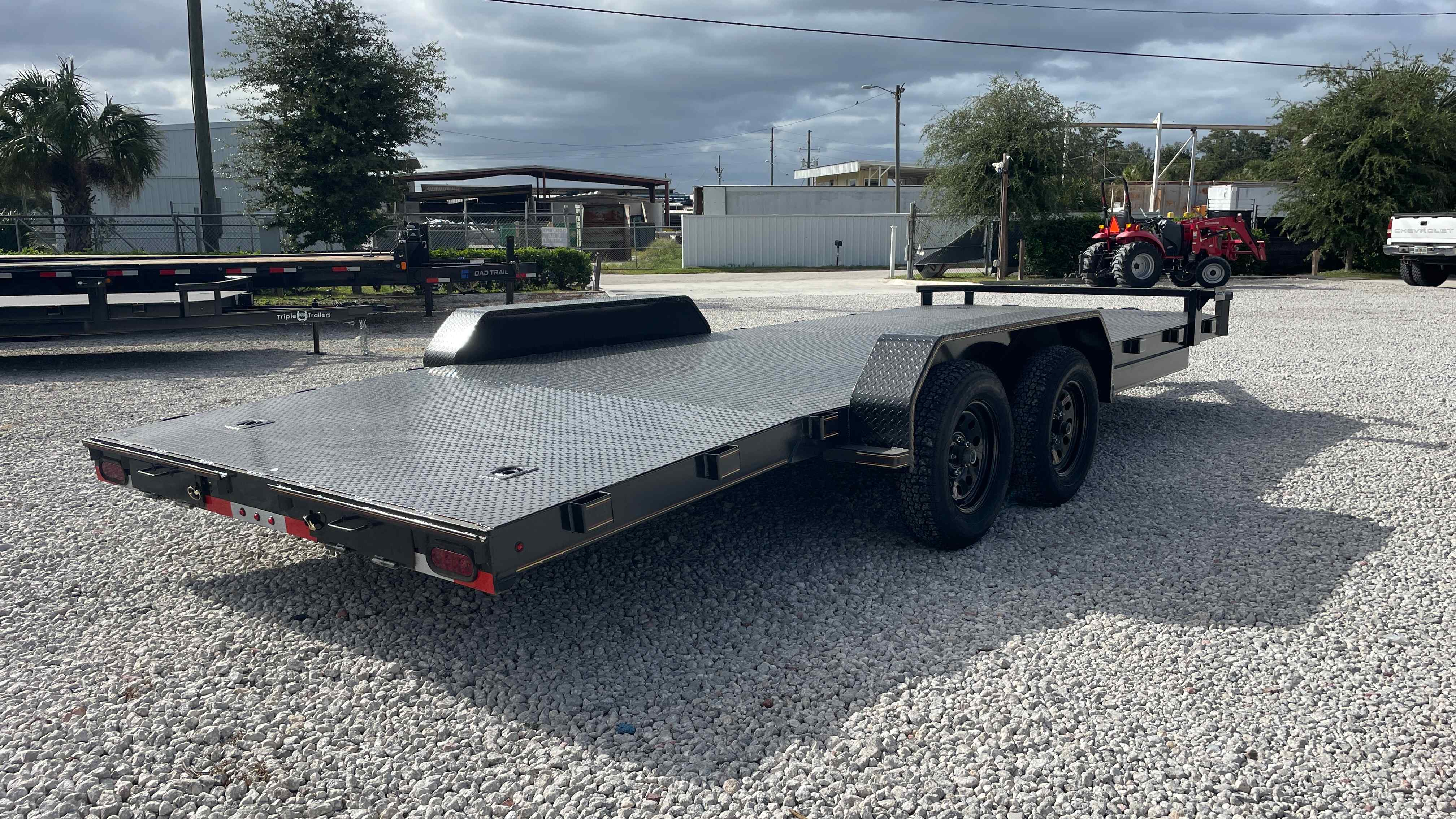 New 7×20 TRIPLE R Car Trailer