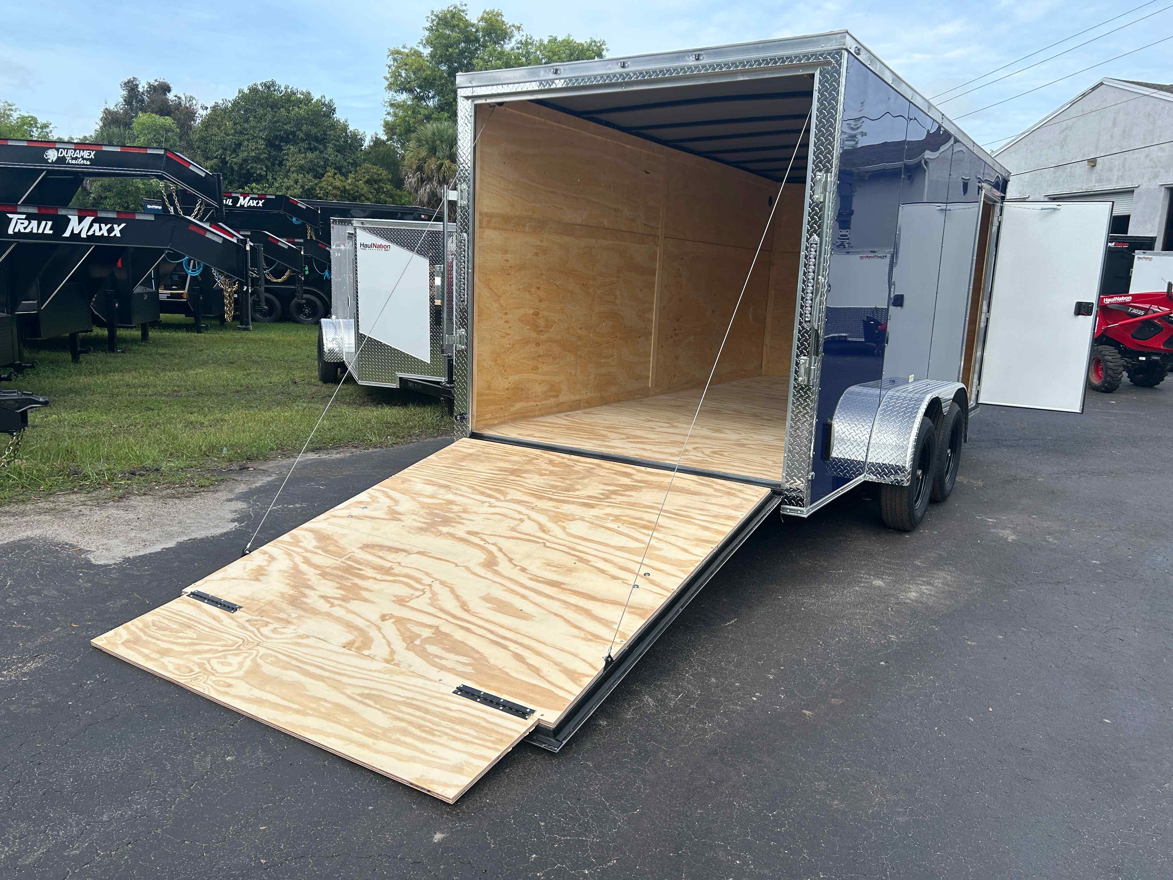 New 7×16 HAULNATION Enclosed Trailer