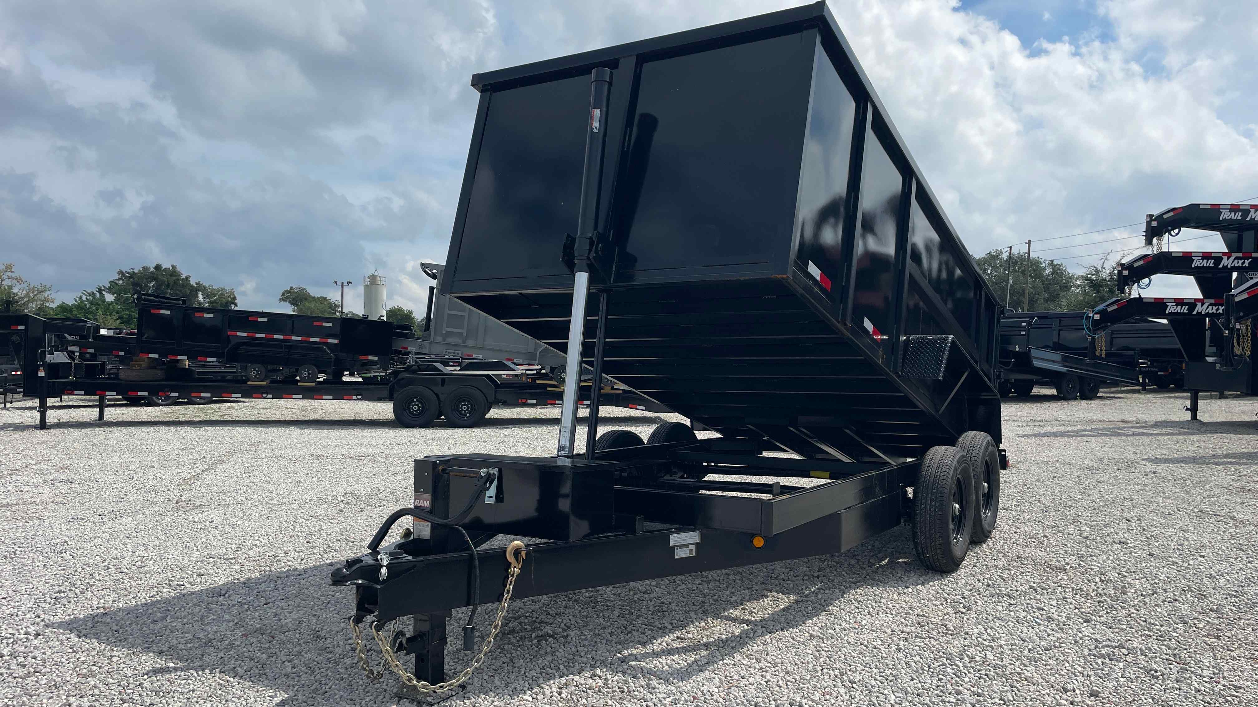 New 7×14 Taylor Dump Trailer