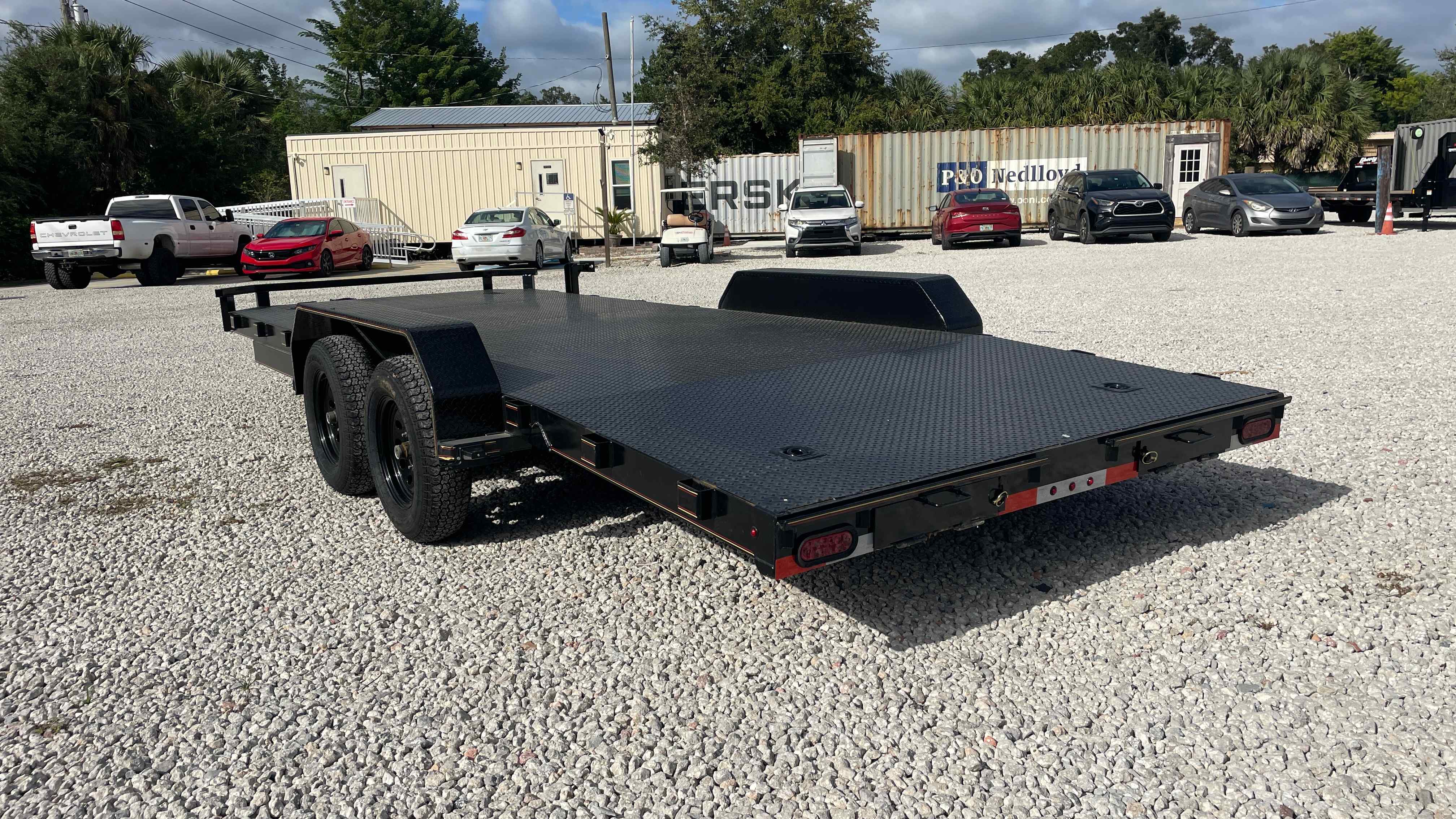 New 7×20 TRIPLE R Car Trailer