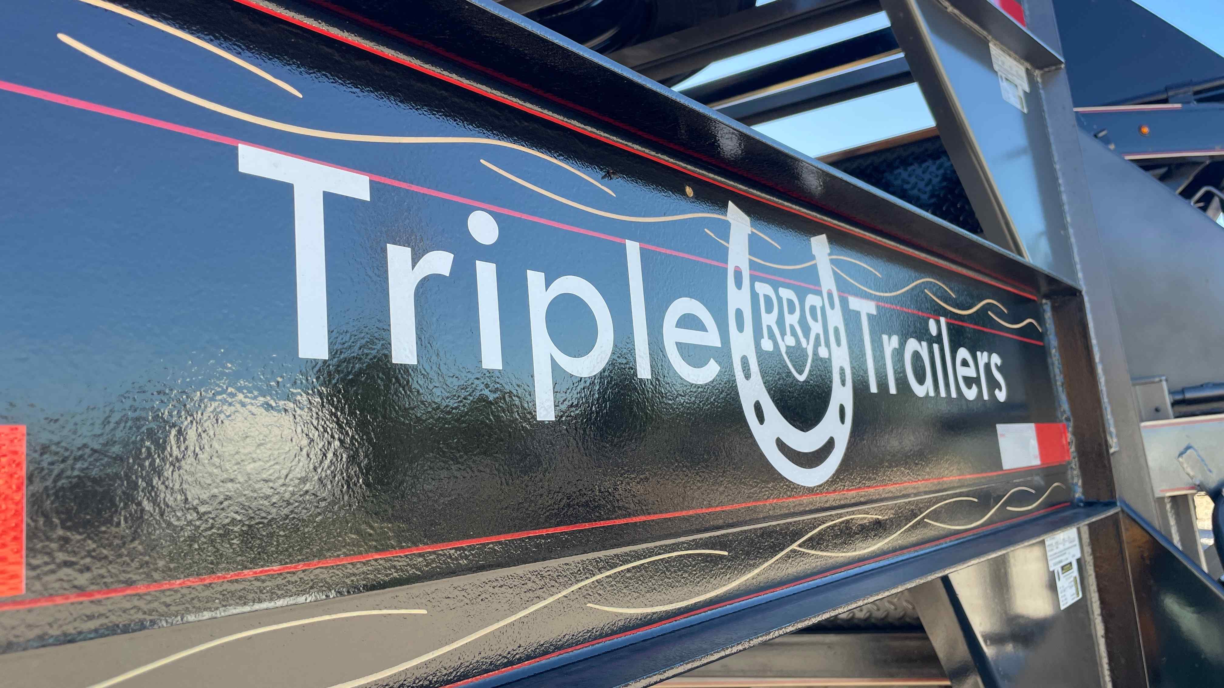 New 8.5×40 TRIPLE R Flatbed Trailer