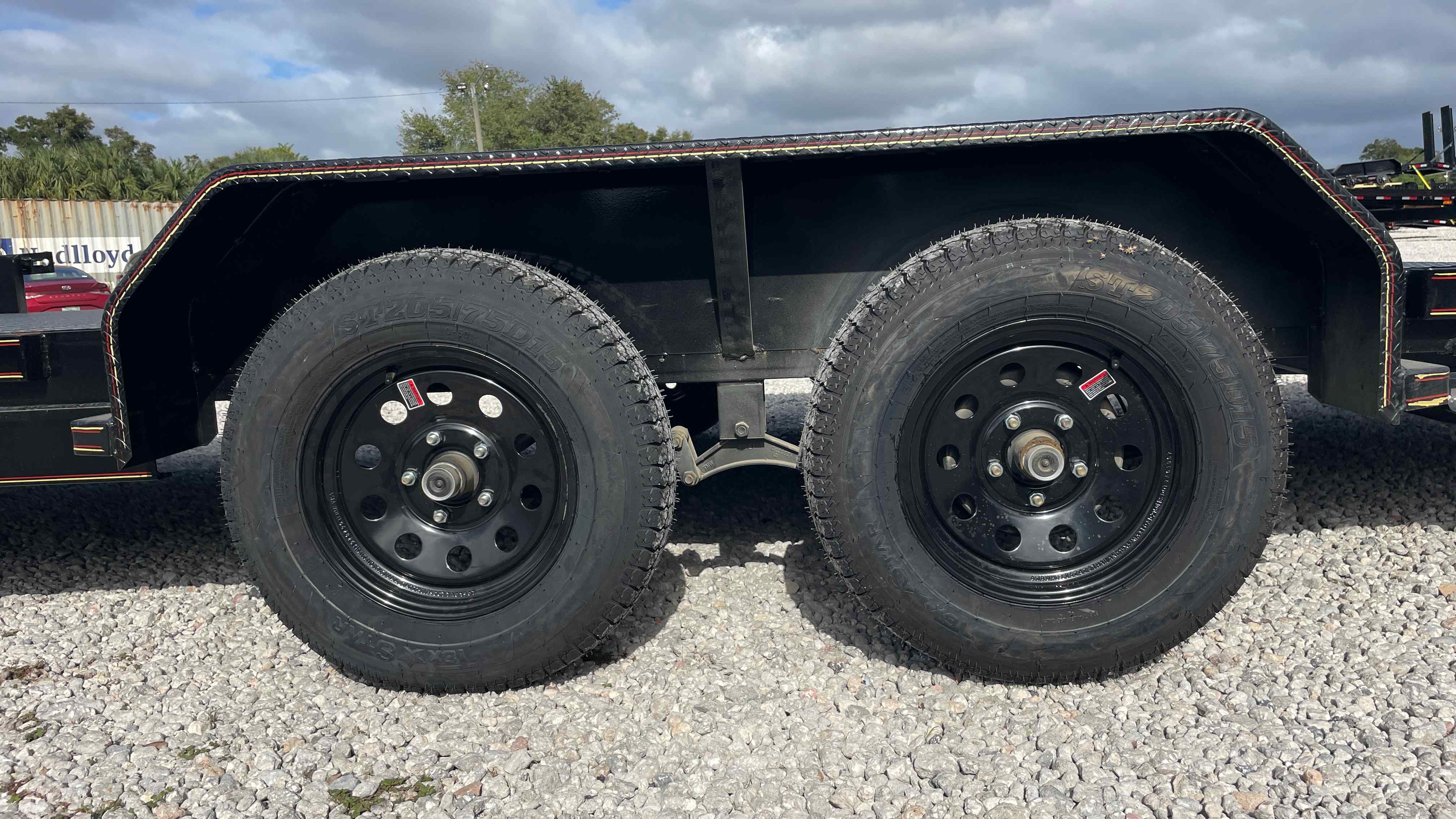 New 7×20 TRIPLE R Car Trailer