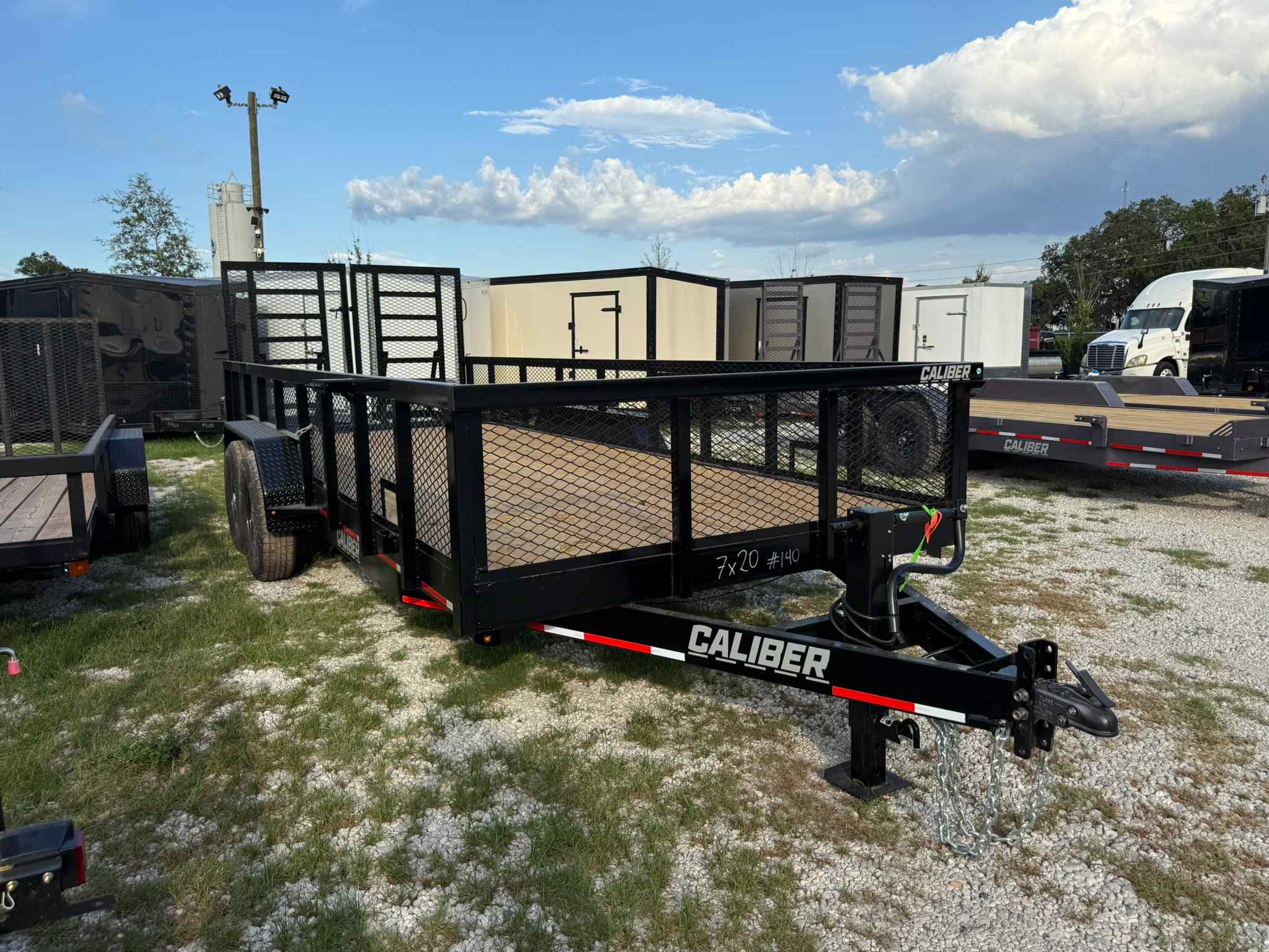 New 7×20 CALIBER Equipment Trailer
