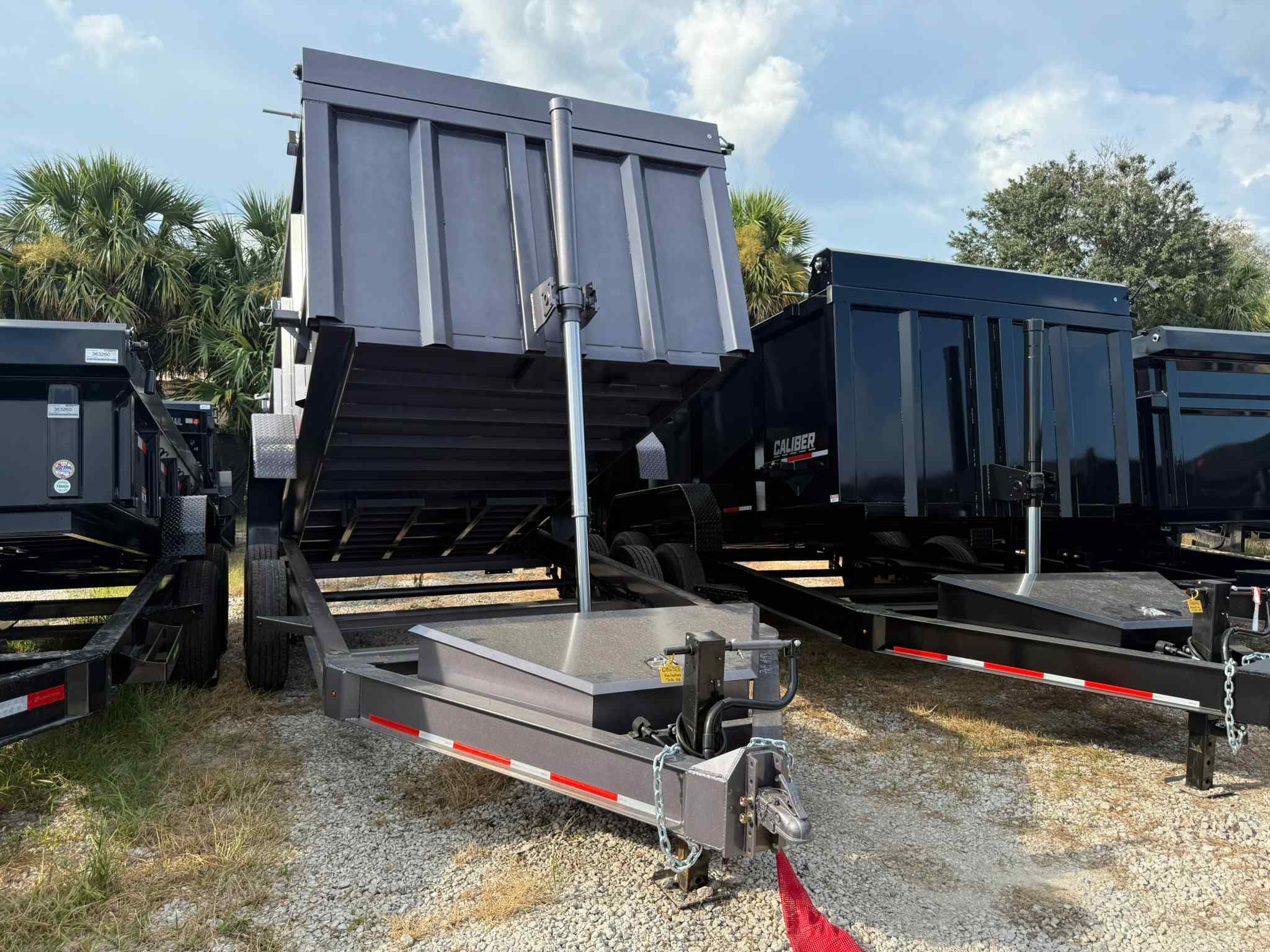 New 7×14 CALIBER Dump Trailer