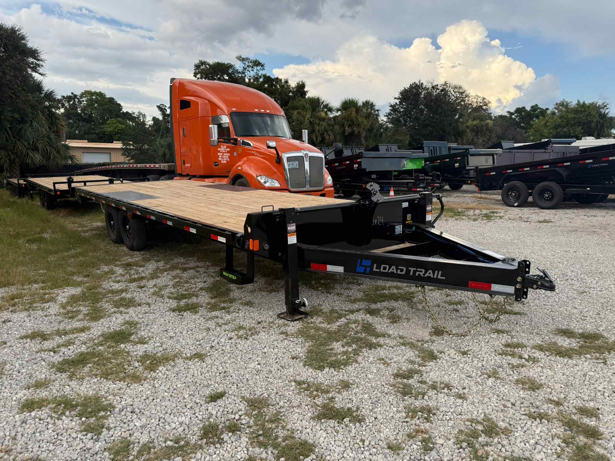 New 8.5×24 LOAD TRAIL Flatbed Trailer