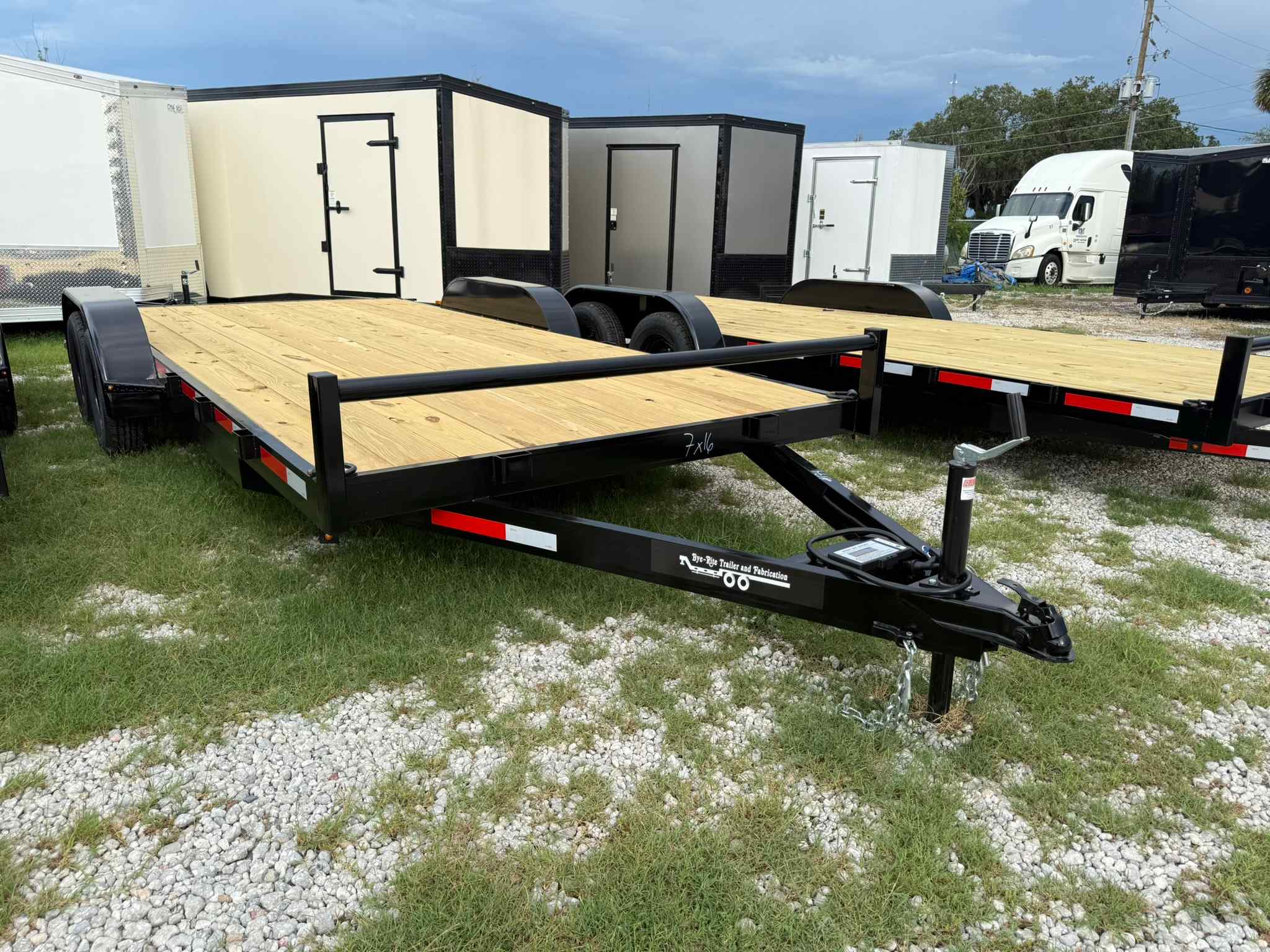 New 7×18 BYE RITE TRAILER Car Trailer